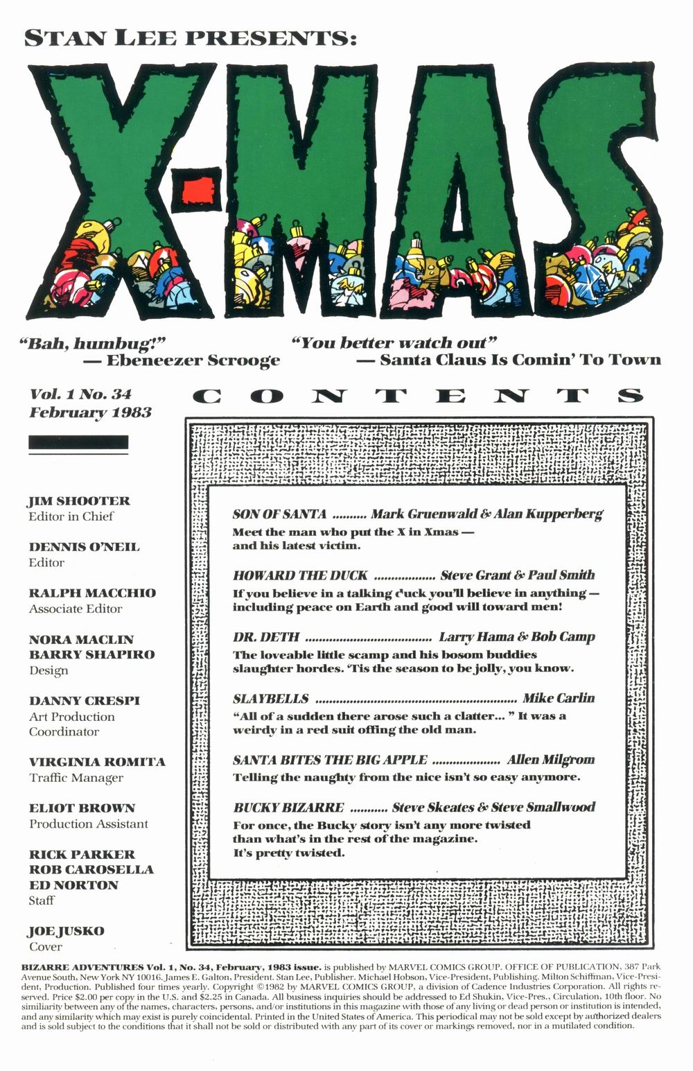 Read online Bizarre Adventures comic -  Issue #34 - 2