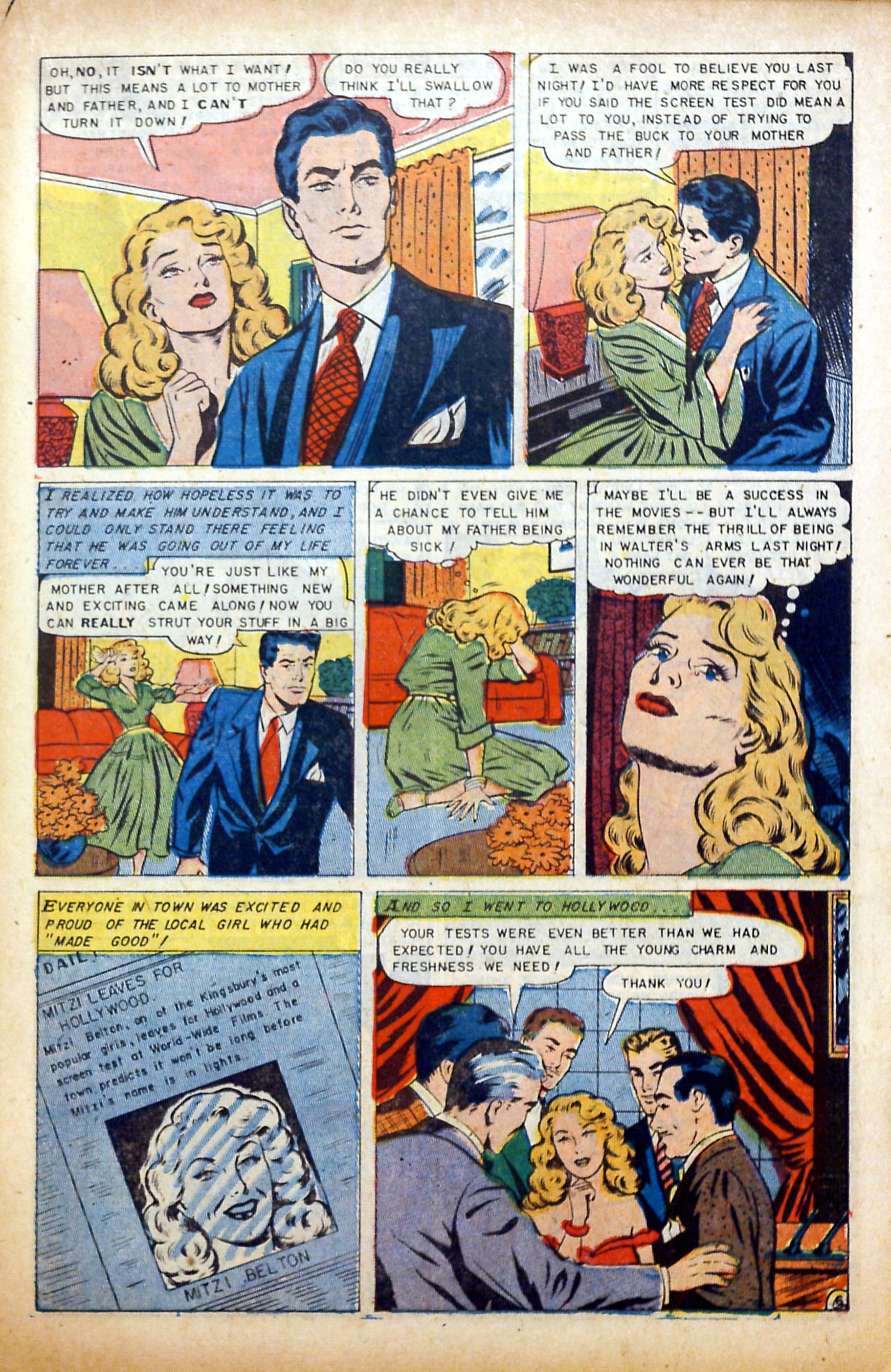 Read online Glamorous Romances comic -  Issue #65 - 23