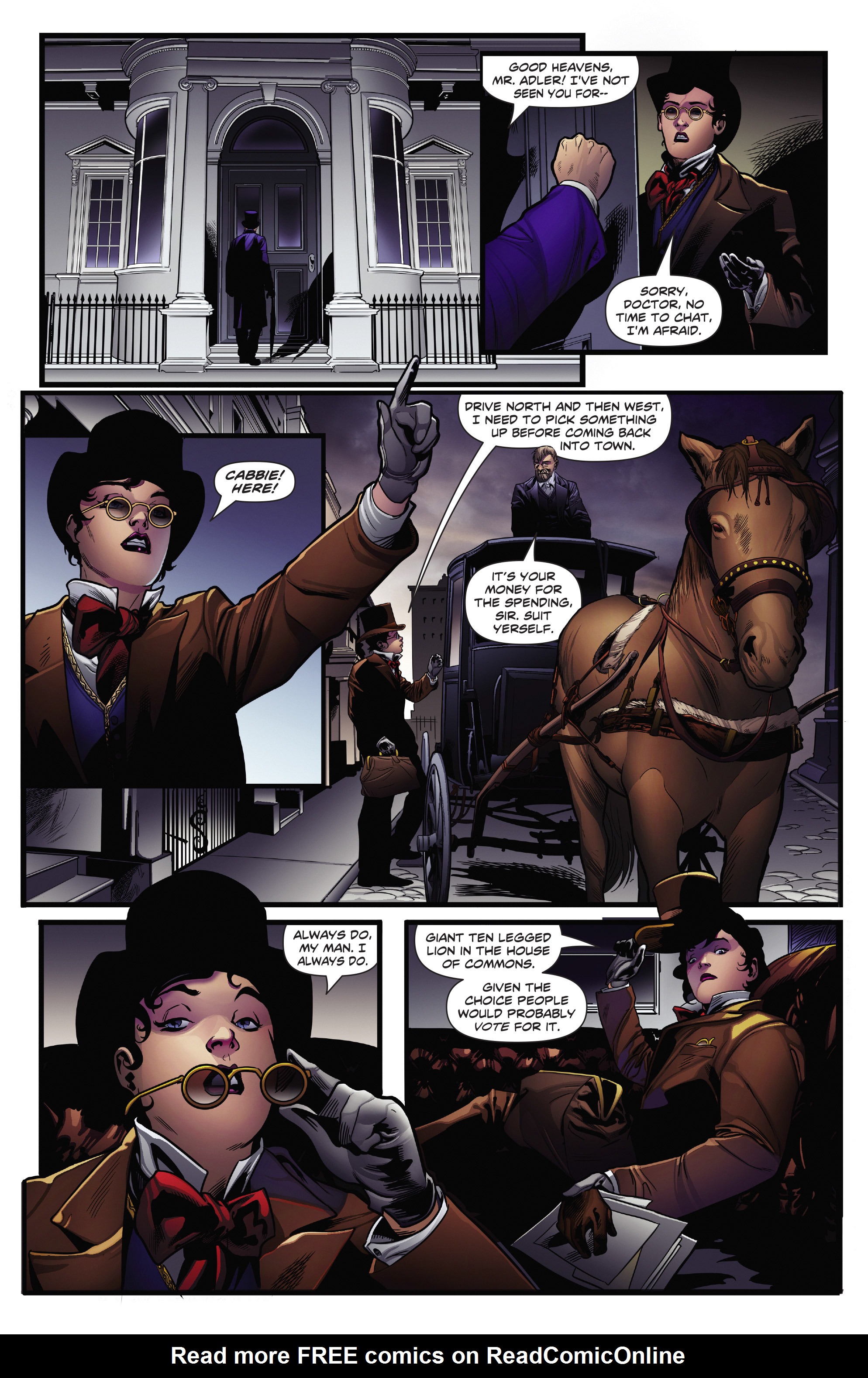 Read online Swords of Sorrow: Dejah Thoris & Irene Adler comic -  Issue #1 - 10