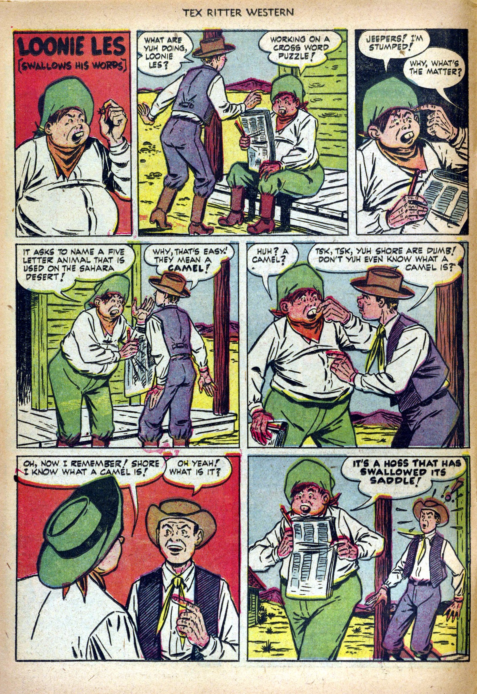Read online Tex Ritter Western comic -  Issue #10 - 10