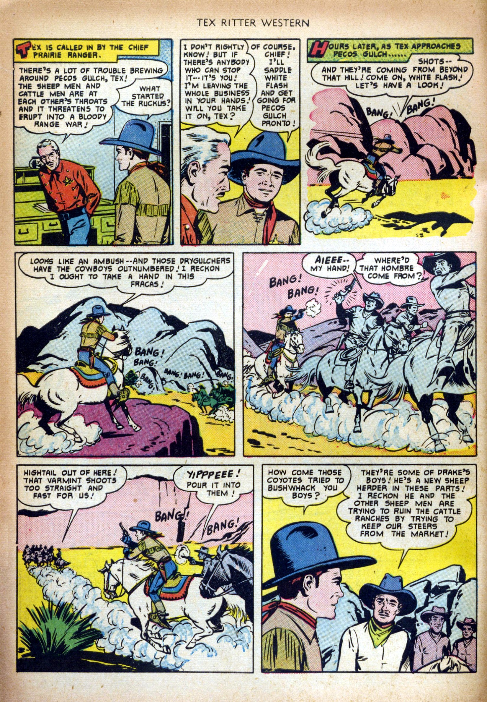 Read online Tex Ritter Western comic -  Issue #5 - 4