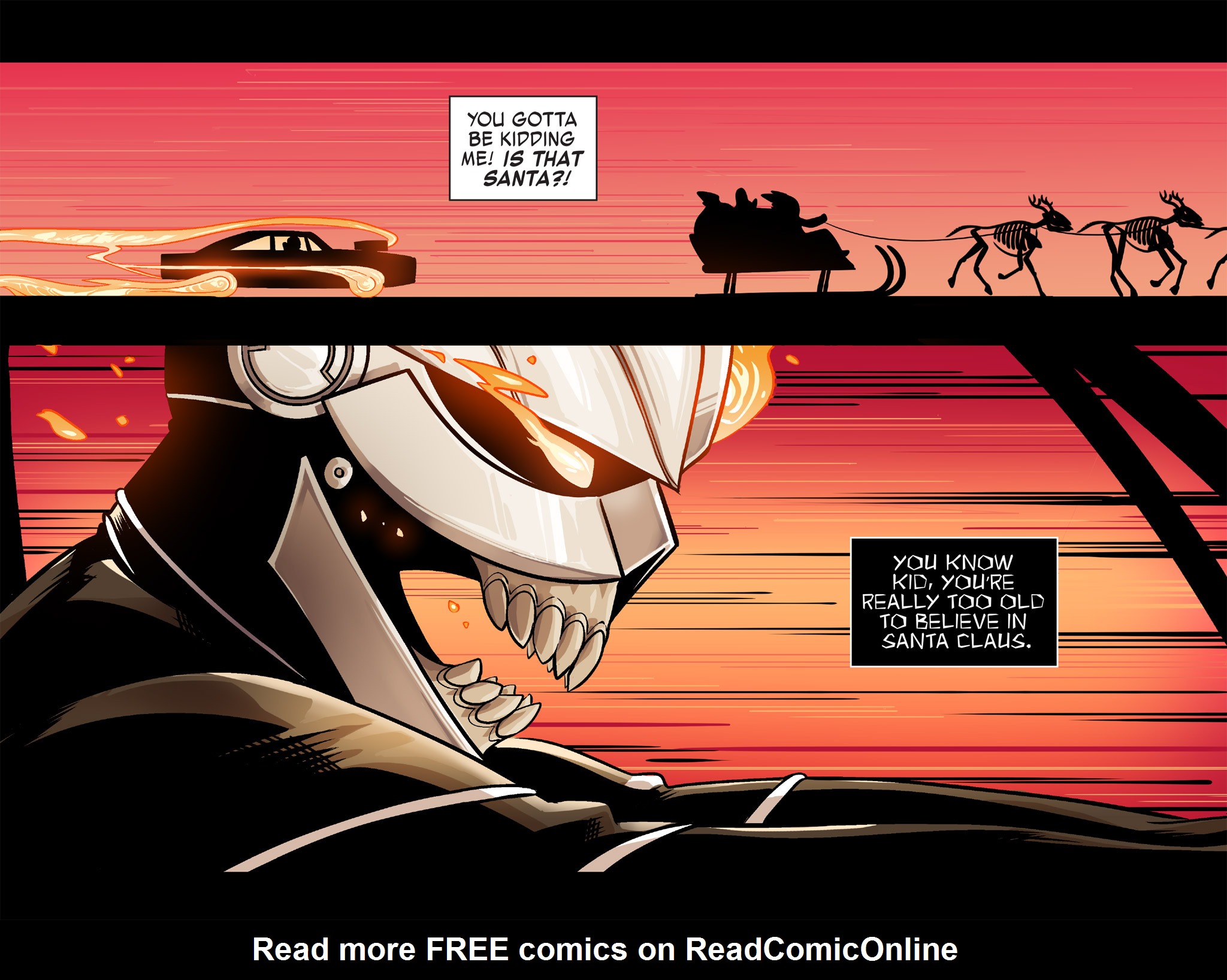 Read online Ghost Rider X-Mas Special Infinite Comic comic -  Issue # Full - 45