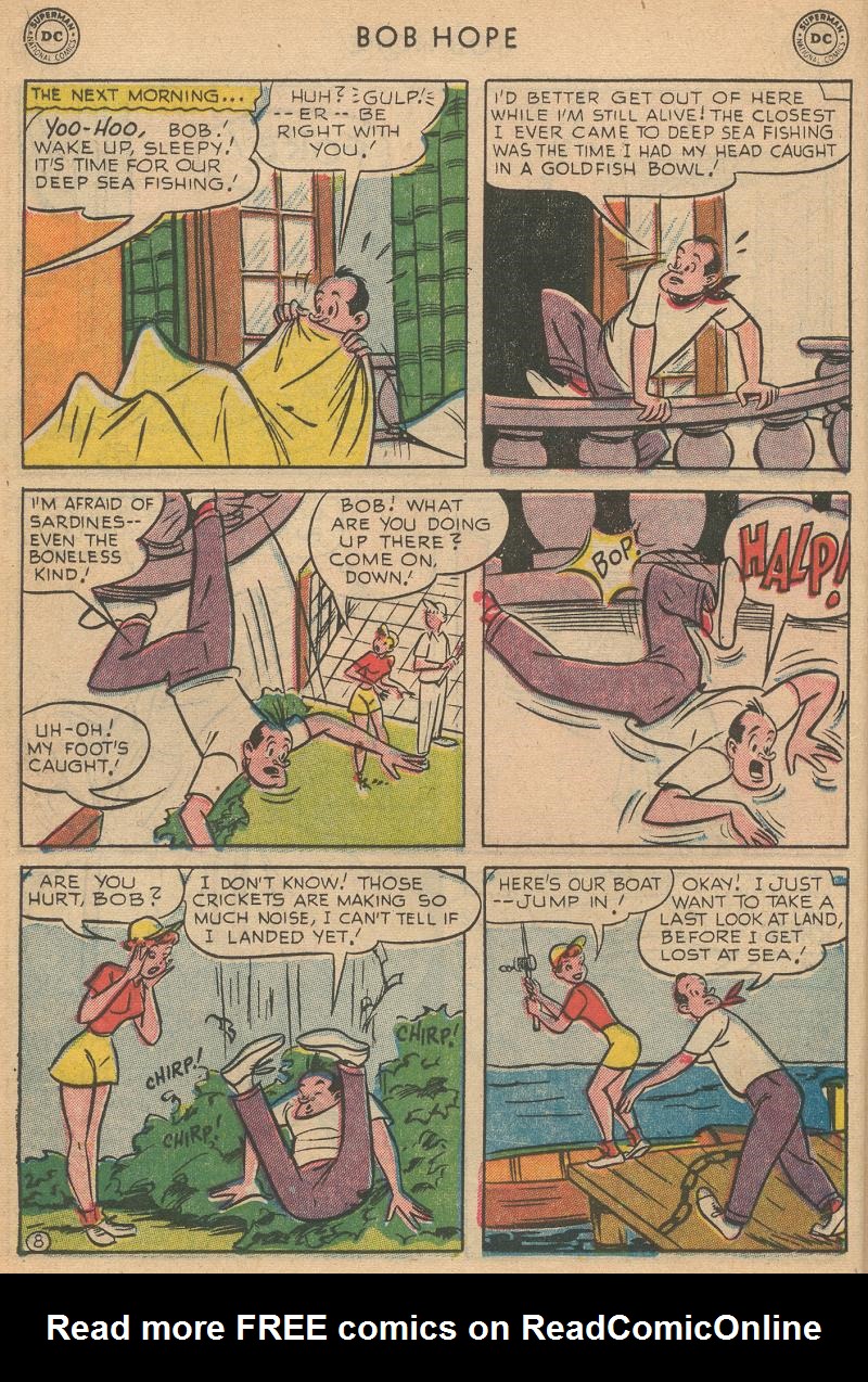 Read online The Adventures of Bob Hope comic -  Issue #18 - 18