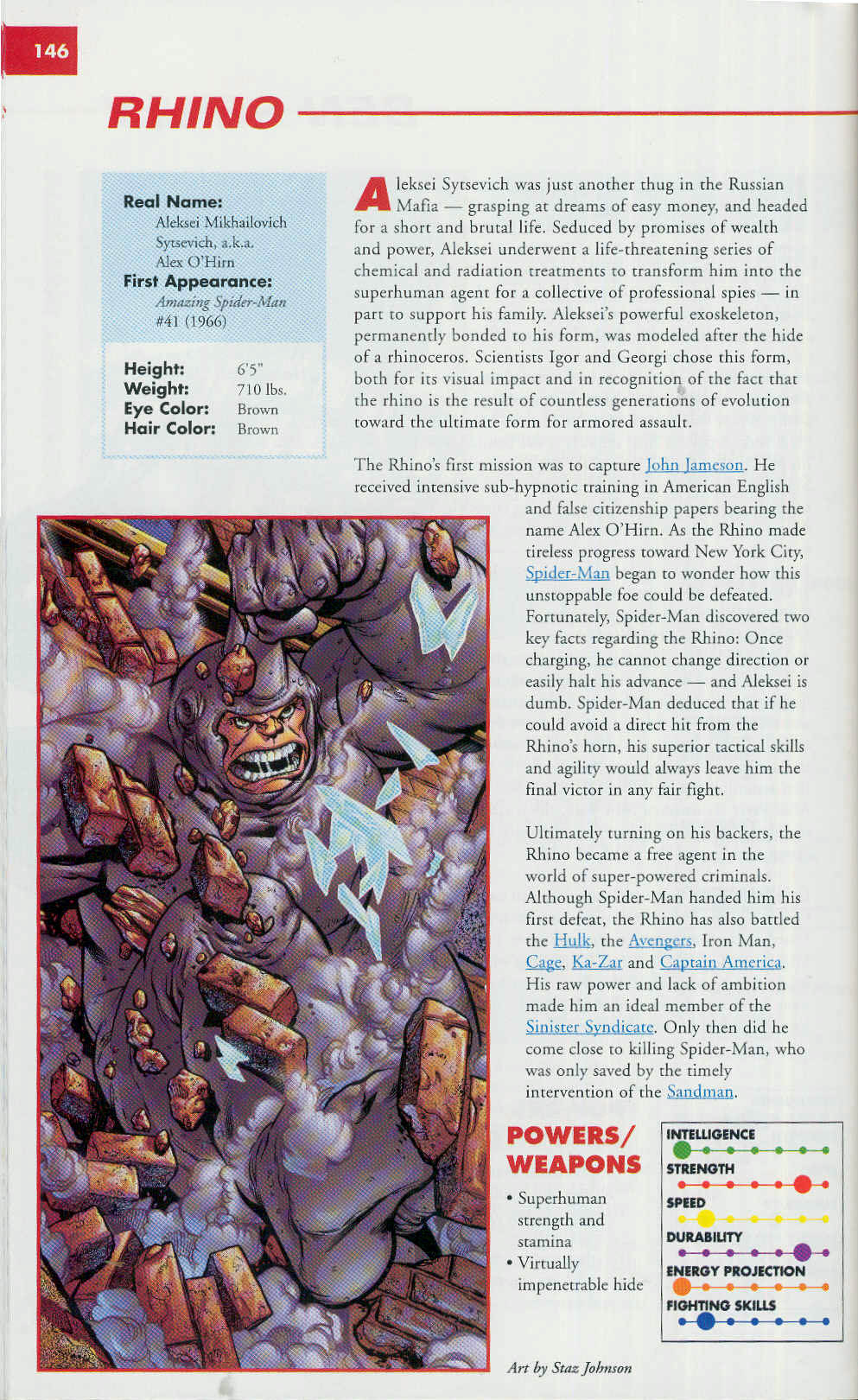 Read online Marvel Encyclopedia comic -  Issue # TPB 4 - 145