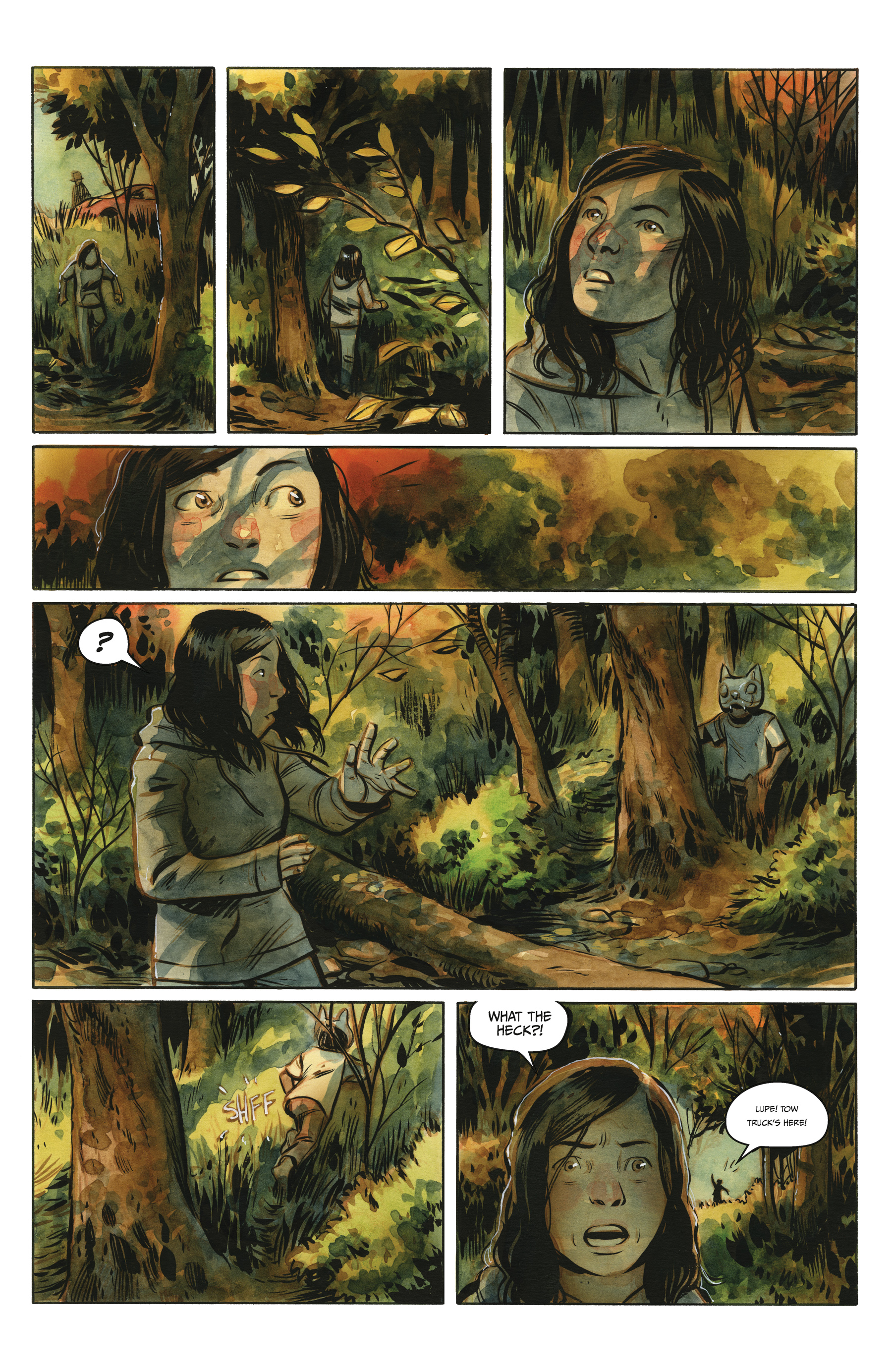 Read online The Lonesome Hunters: The Wolf Child comic -  Issue #1 - 8