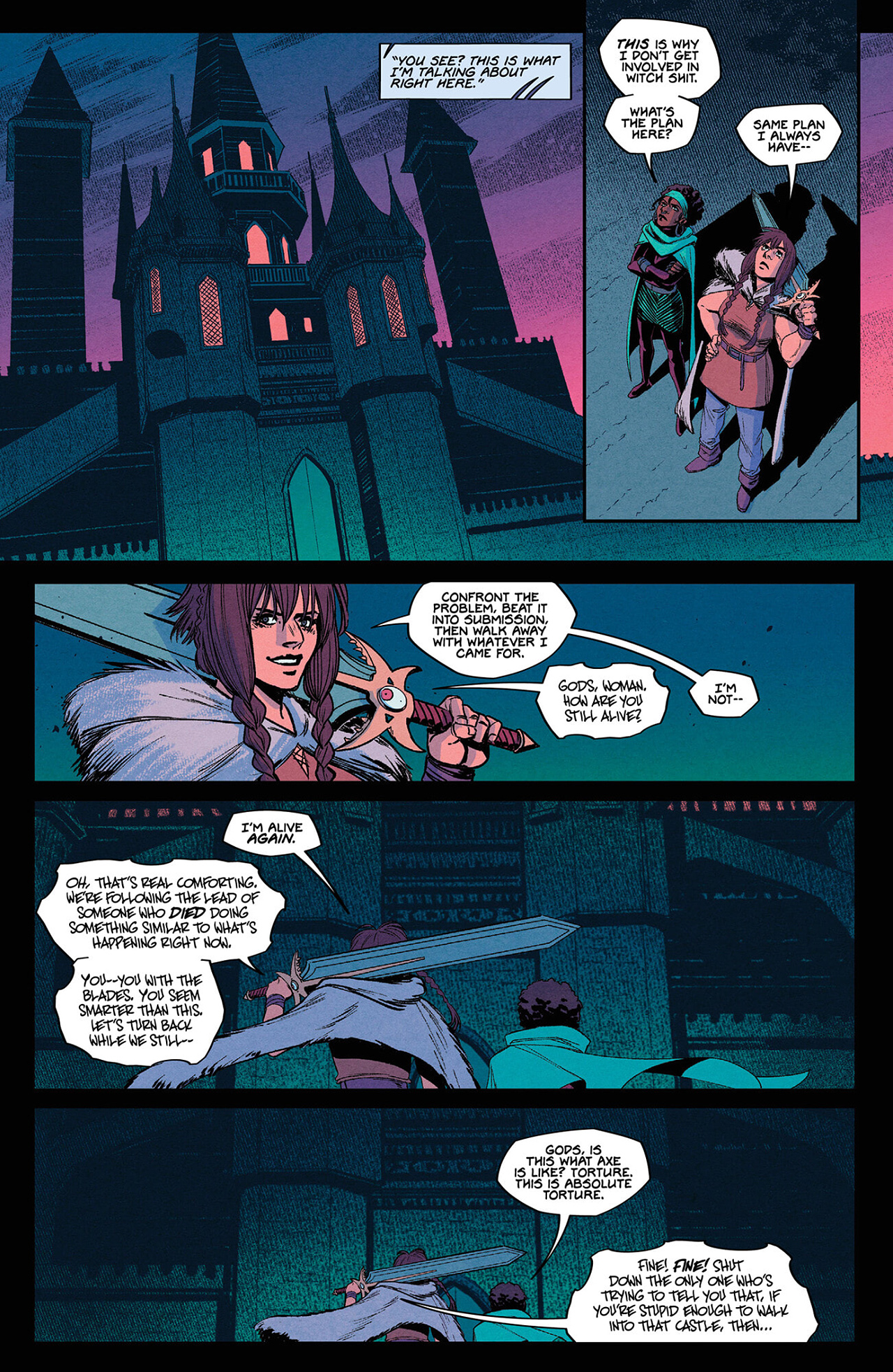 Read online Queen of Swords: A Barbaric Story comic -  Issue #3 - 23