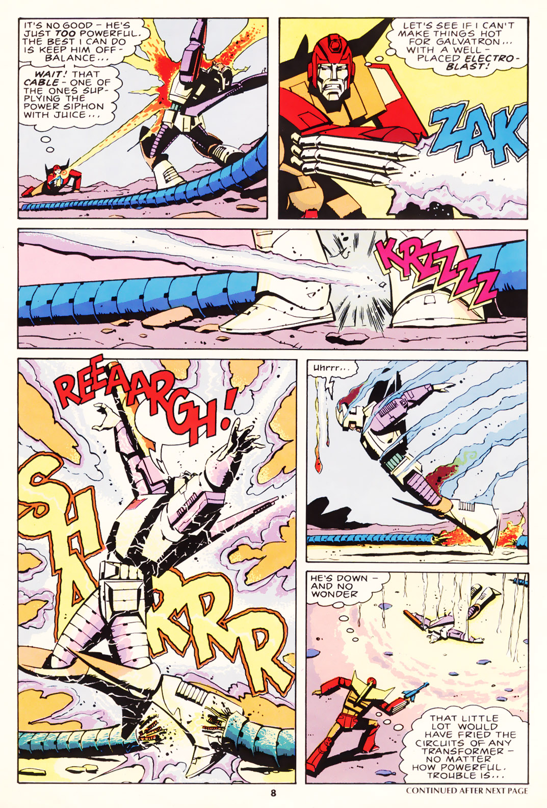 Read online The Transformers (UK) comic -  Issue #120 - 8