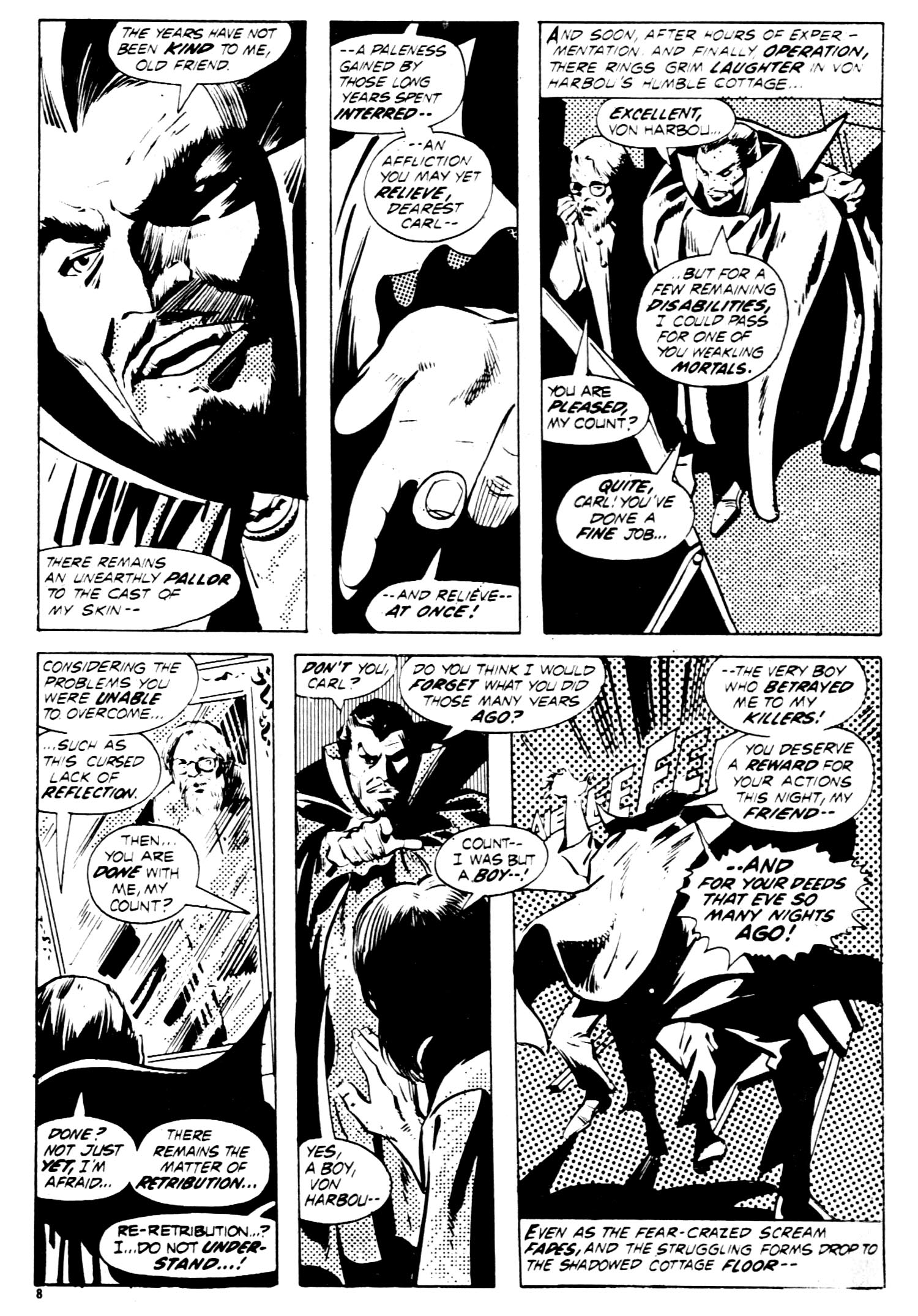 Read online Dracula Lives (1974) comic -  Issue #3 - 8