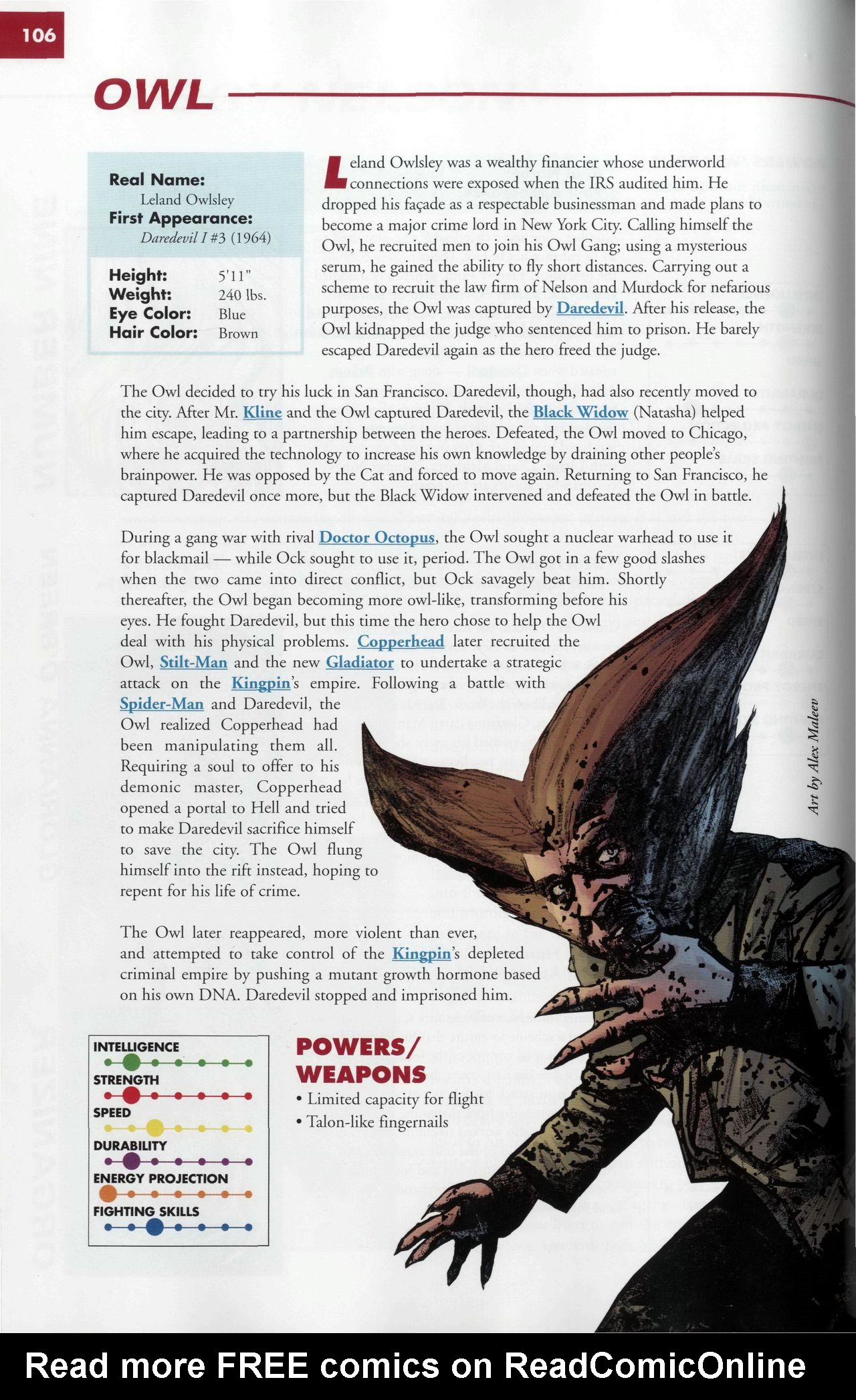 Read online Marvel Encyclopedia comic -  Issue # TPB 5 - 109