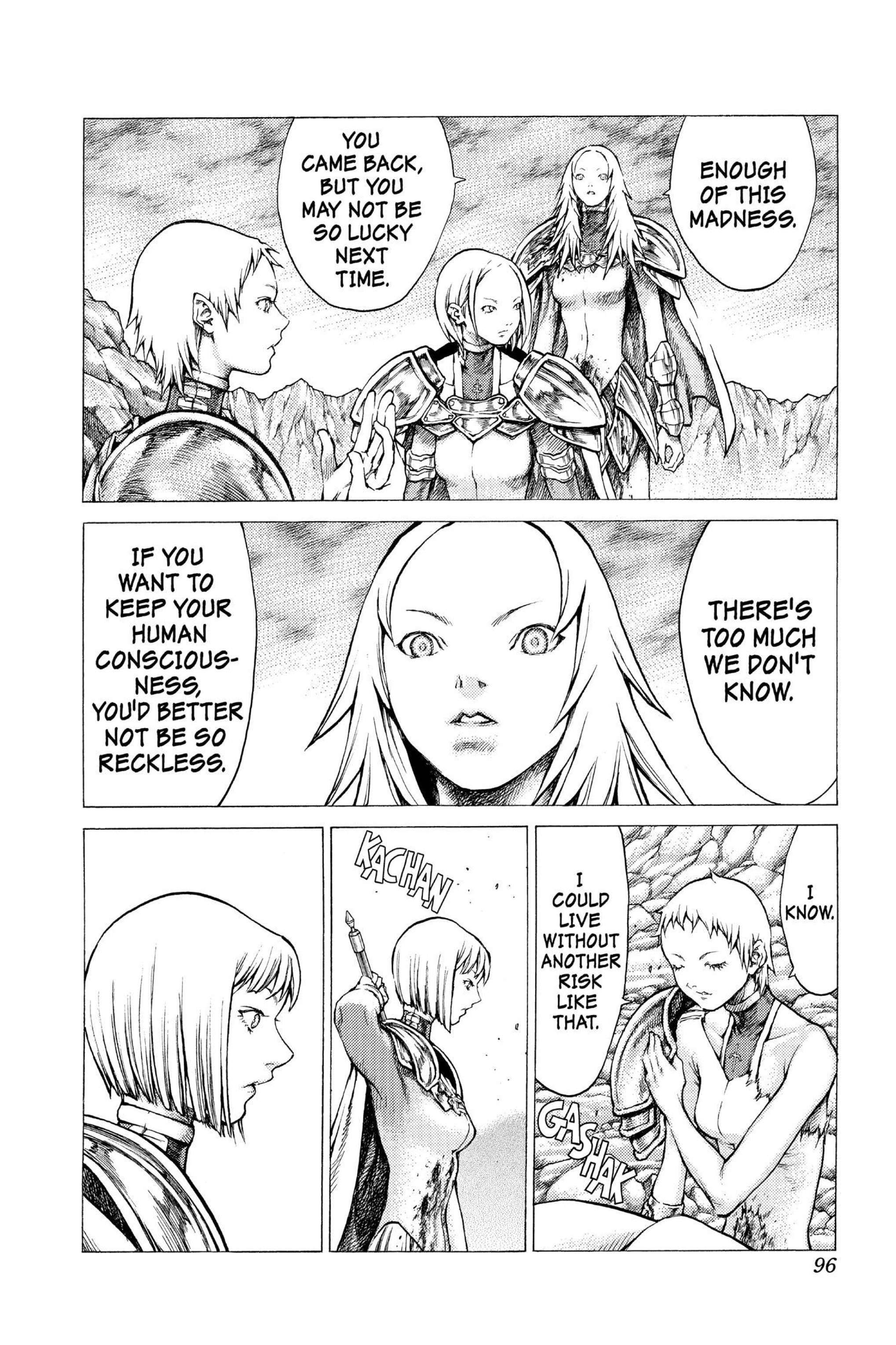 Read online Claymore comic -  Issue #6 - 92