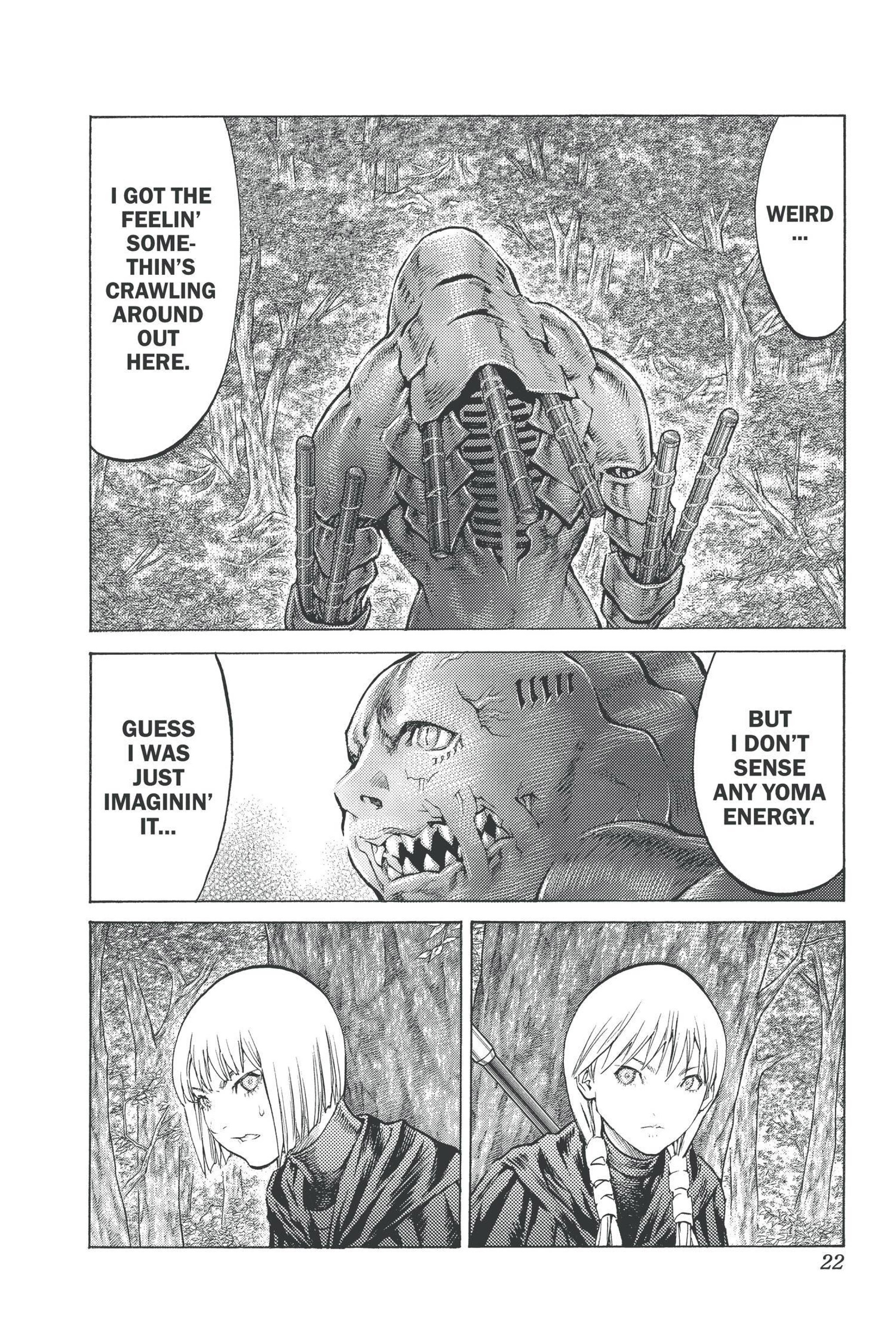 Read online Claymore comic -  Issue #17 - 22