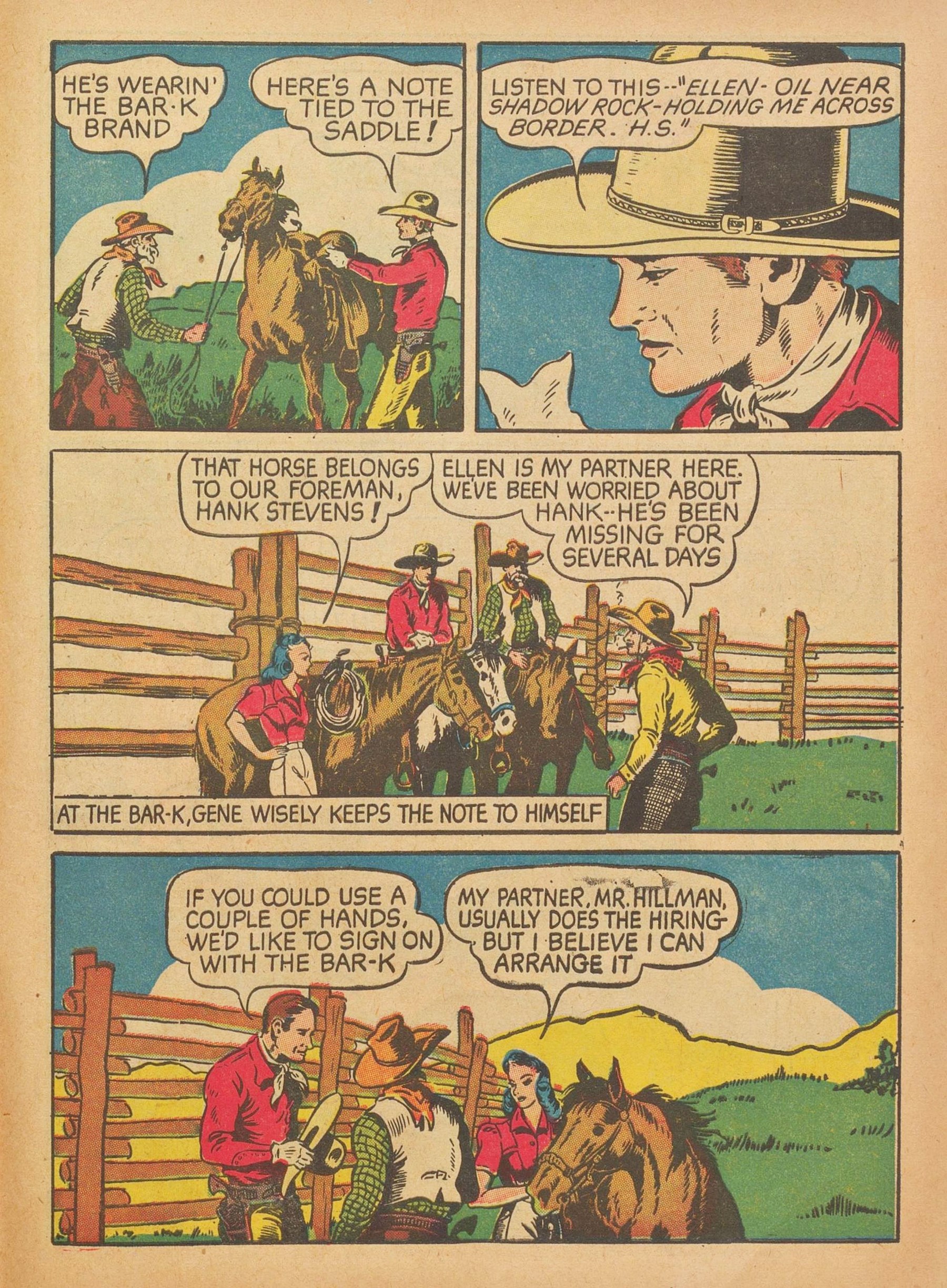 Read online Gene Autry Comics comic -  Issue #2 - 53