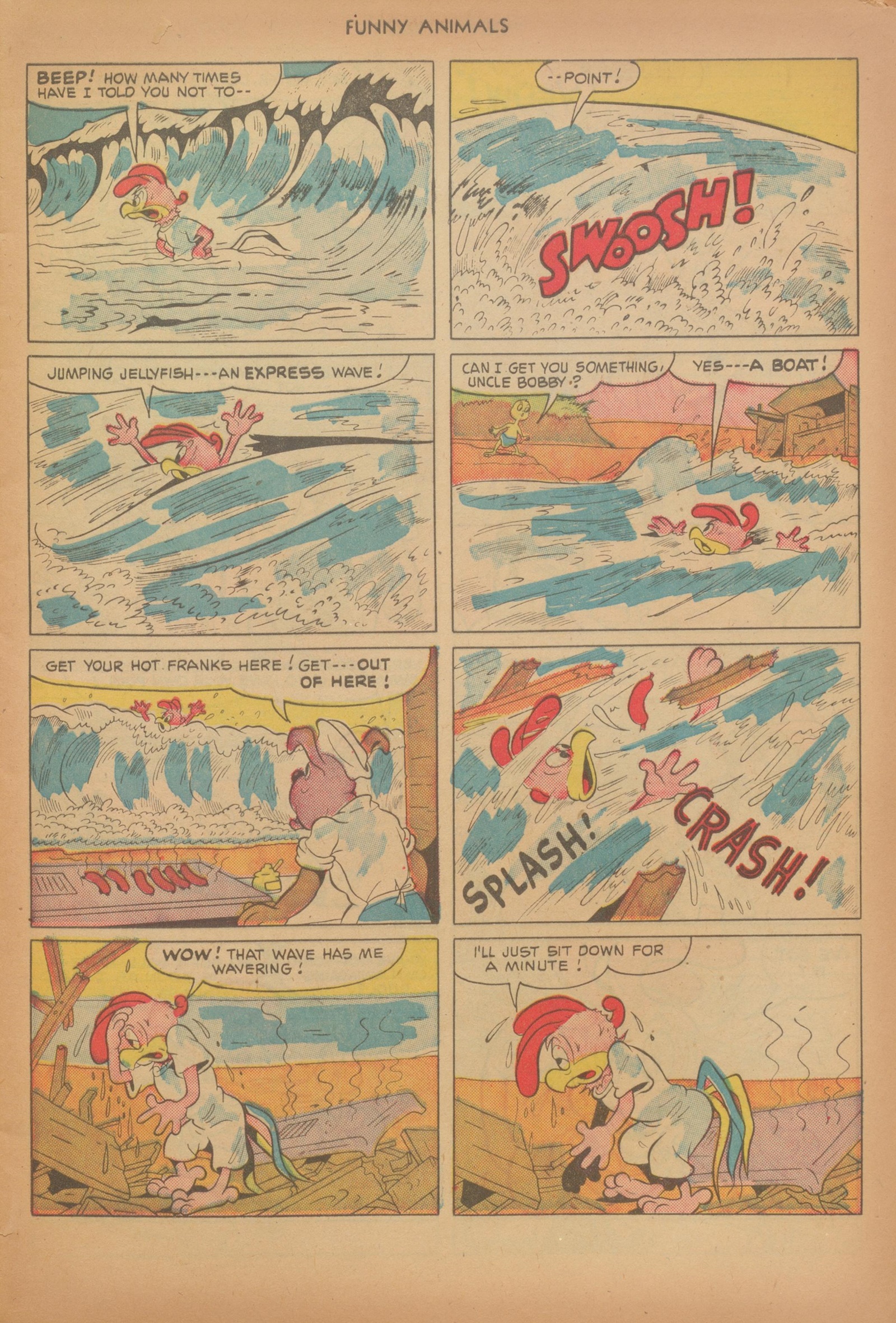 Read online Fawcett's Funny Animals comic -  Issue #72 - 9