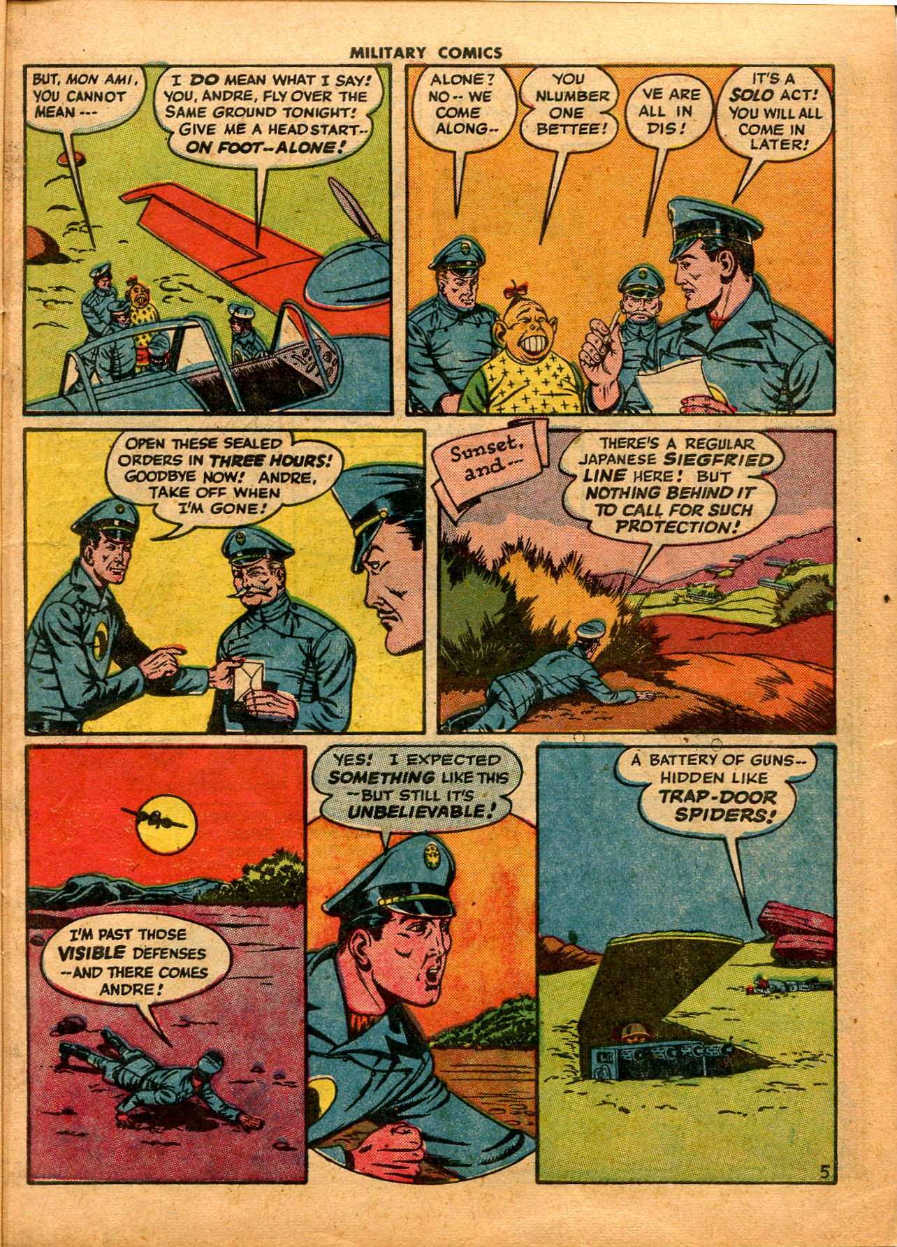 Read online Military Comics comic -  Issue #41 - 7