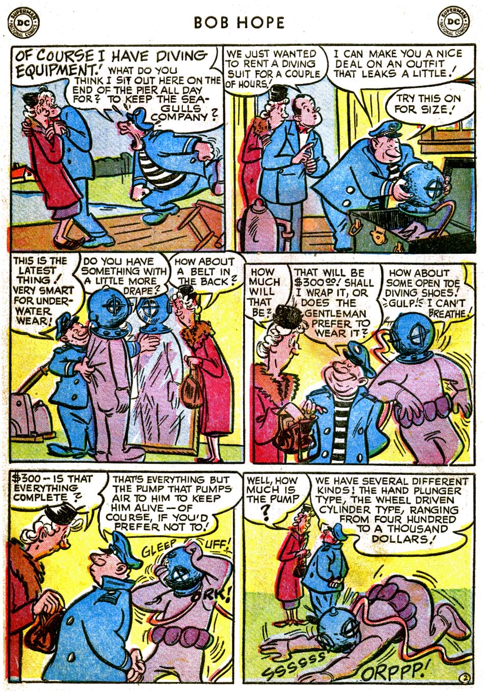 Read online The Adventures of Bob Hope comic -  Issue #20 - 12