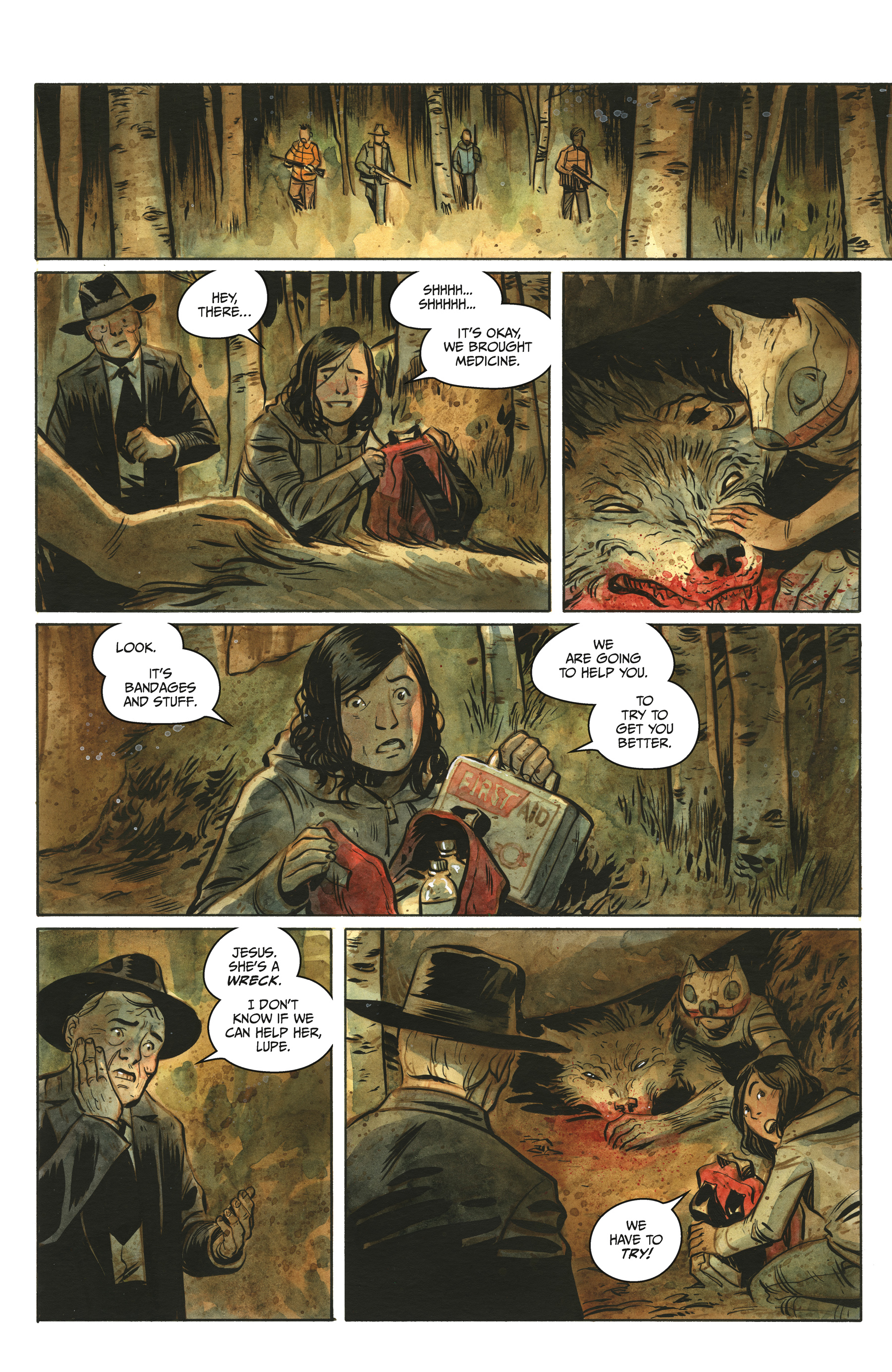 Read online The Lonesome Hunters: The Wolf Child comic -  Issue #3 - 14