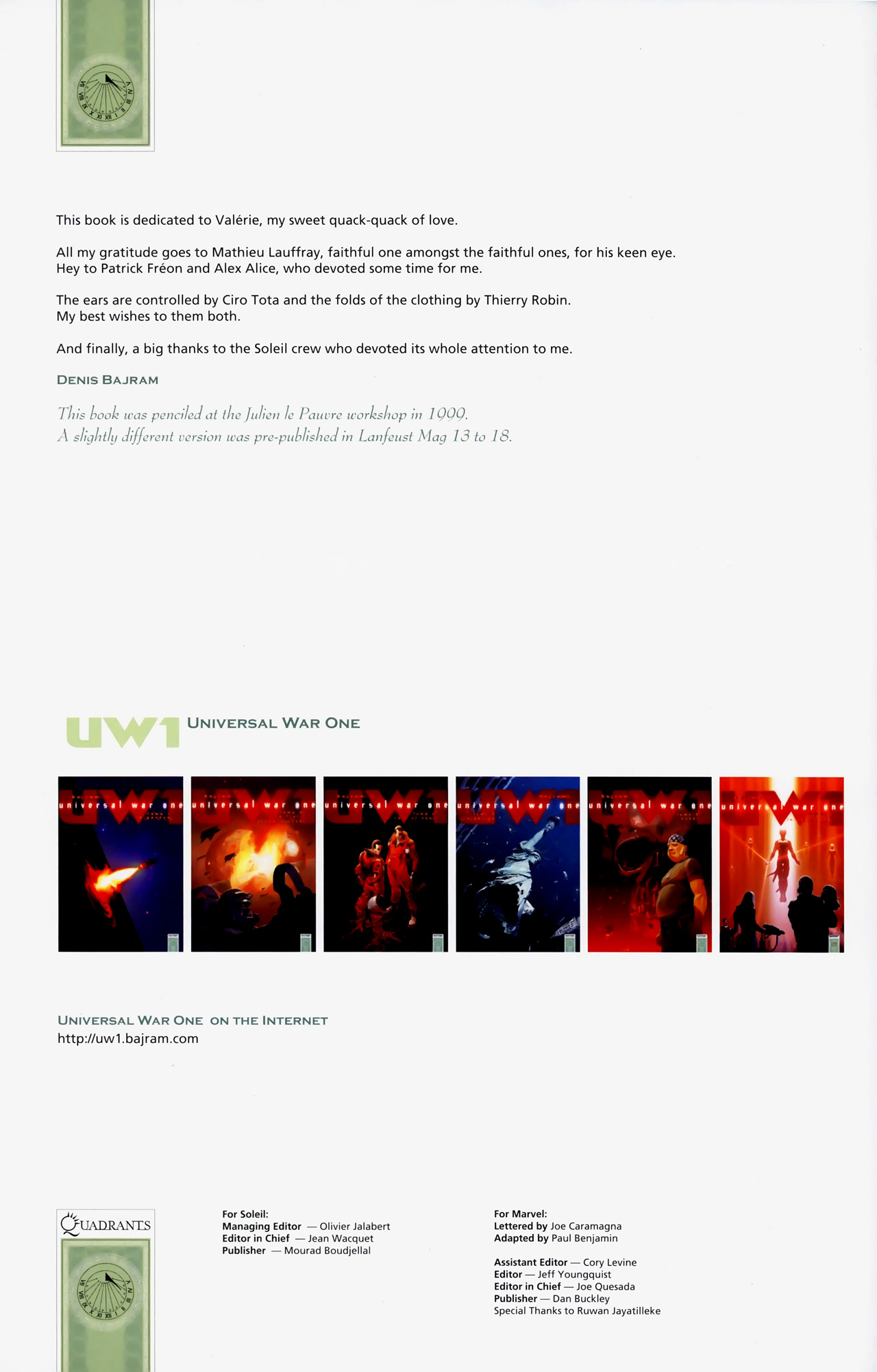 Read online Universal War One comic -  Issue #2 - 4