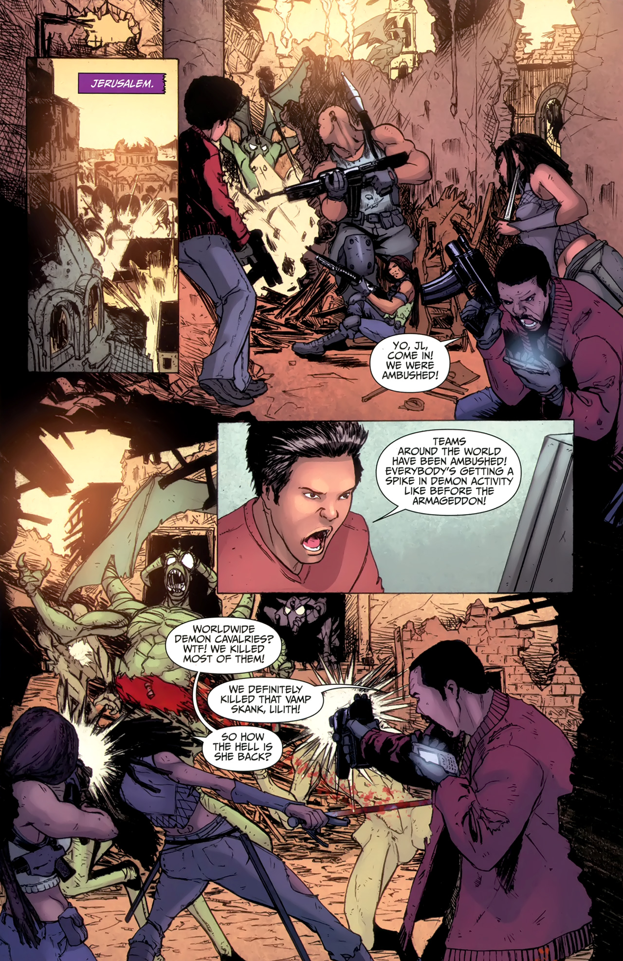 Read online L.A. Banks' Vampire Huntress: Dawn and Darkness comic -  Issue #4 - 10