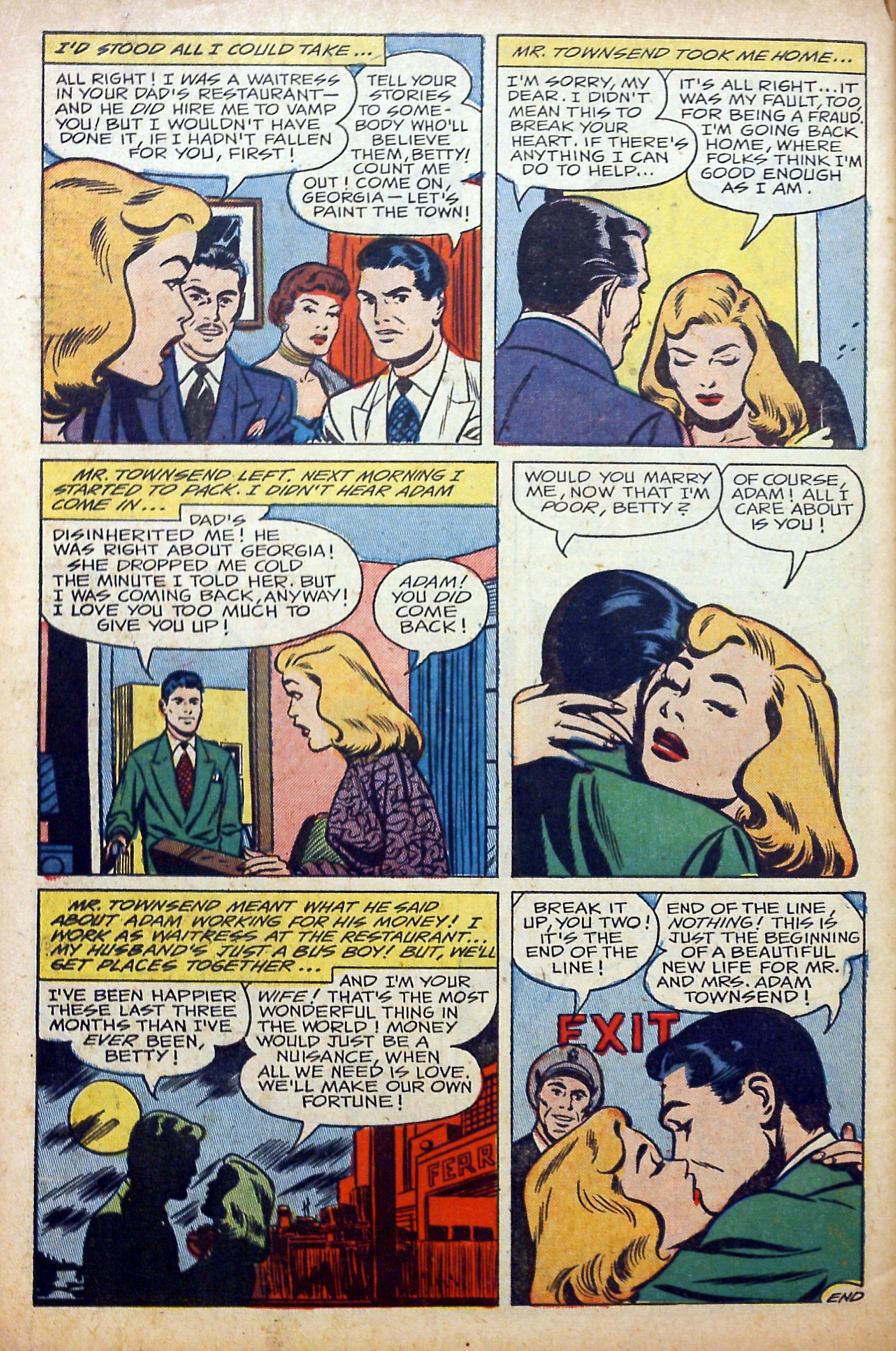 Read online Glamorous Romances comic -  Issue #64 - 34