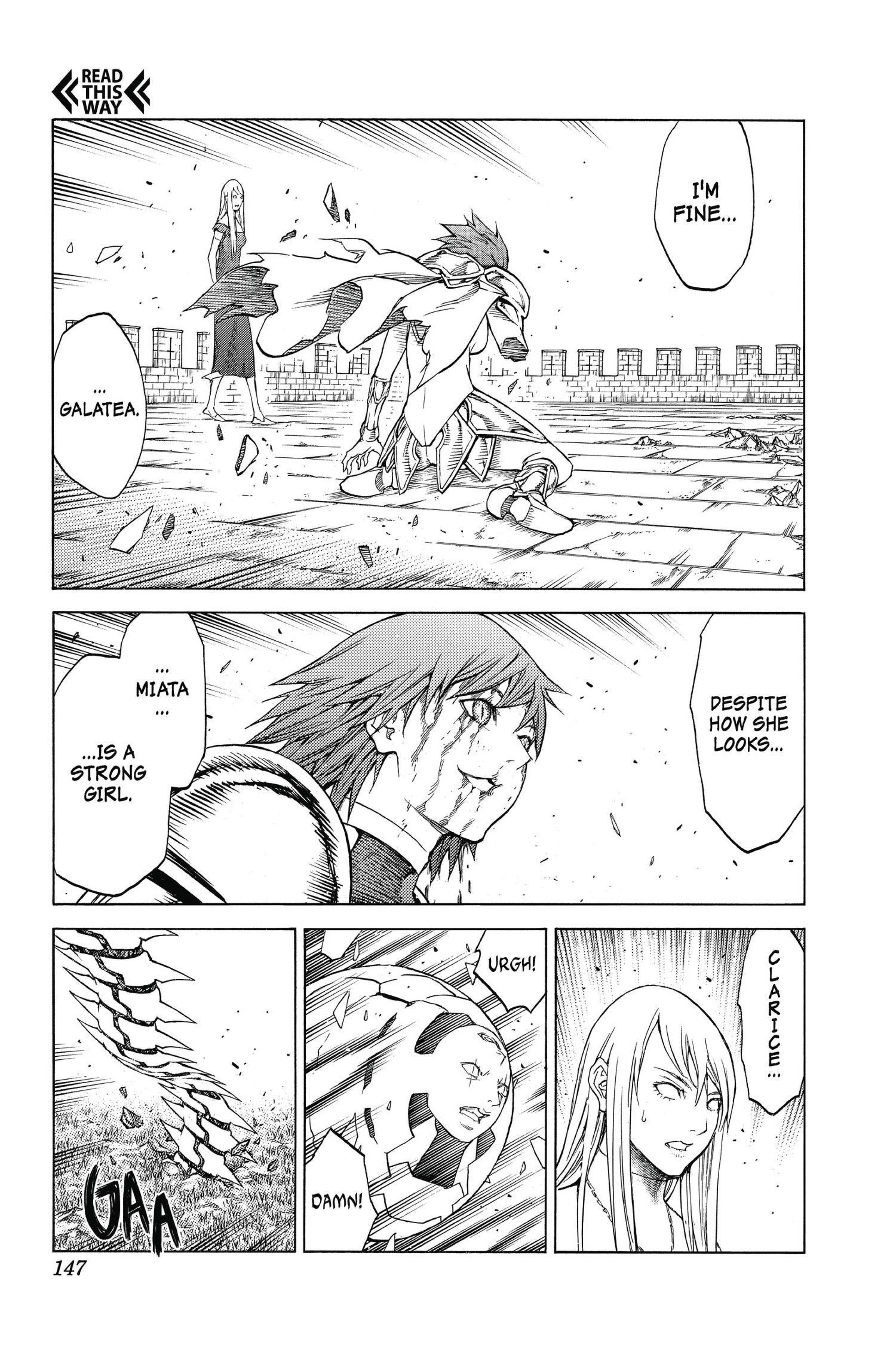 Read online Claymore comic -  Issue #25 - 131