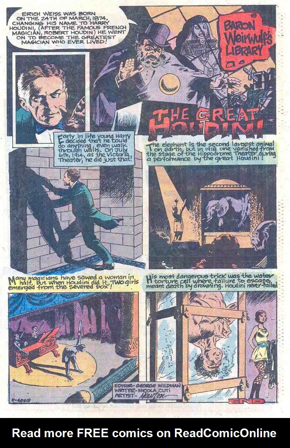 Read online Haunted comic -  Issue #21 - 21