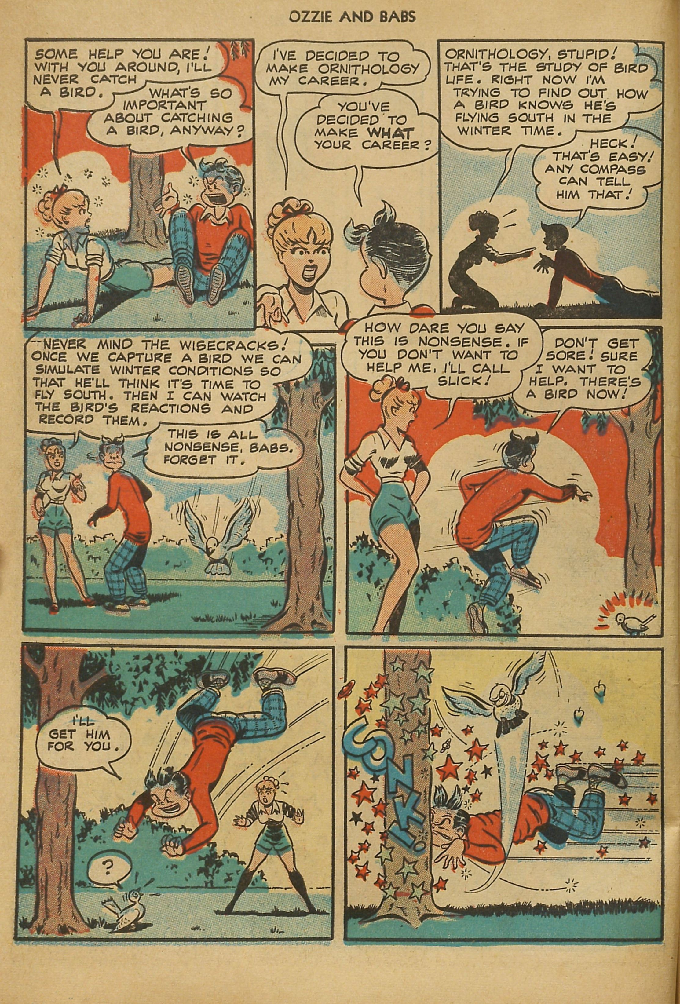 Read online Ozzie And Babs comic -  Issue #6 - 6