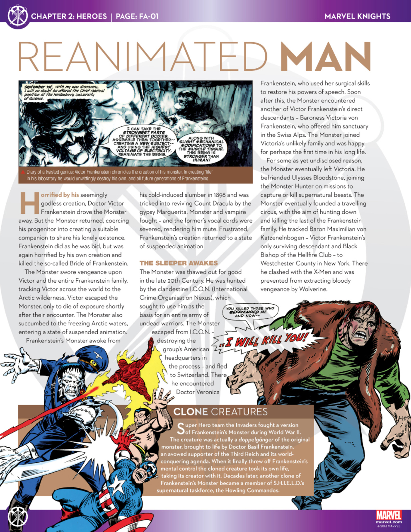 Read online Marvel Fact Files comic -  Issue #33 - 20