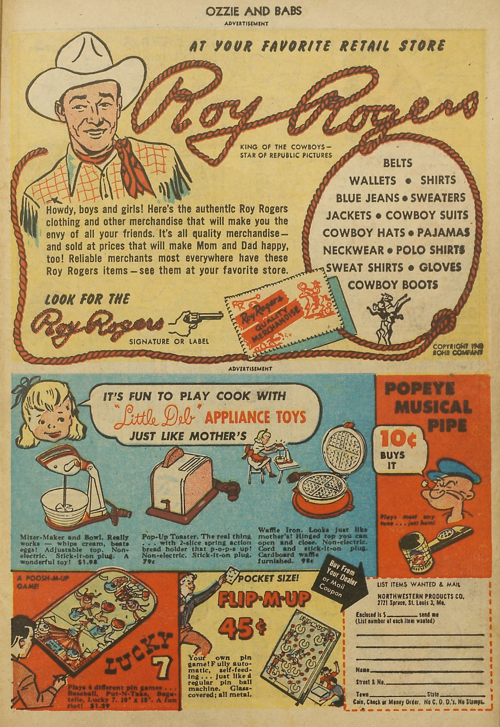 Read online Ozzie And Babs comic -  Issue #7 - 33