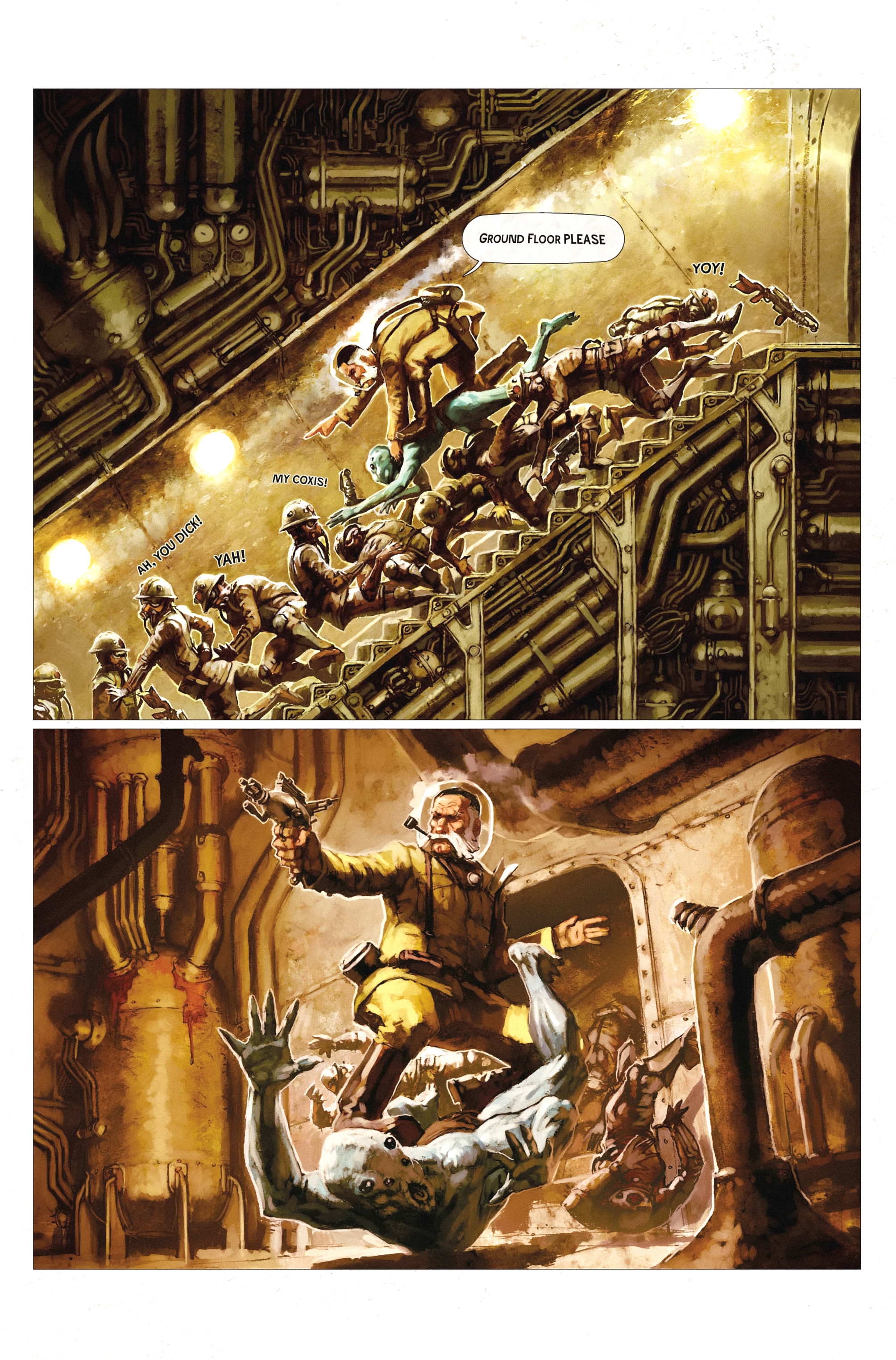 Read online Dr. Grordbort Onslaught comic -  Issue # TPB - 142