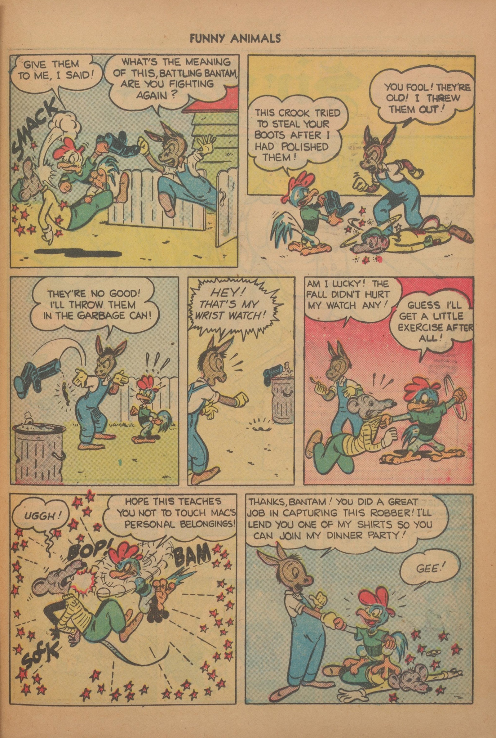 Read online Fawcett's Funny Animals comic -  Issue #63 - 25