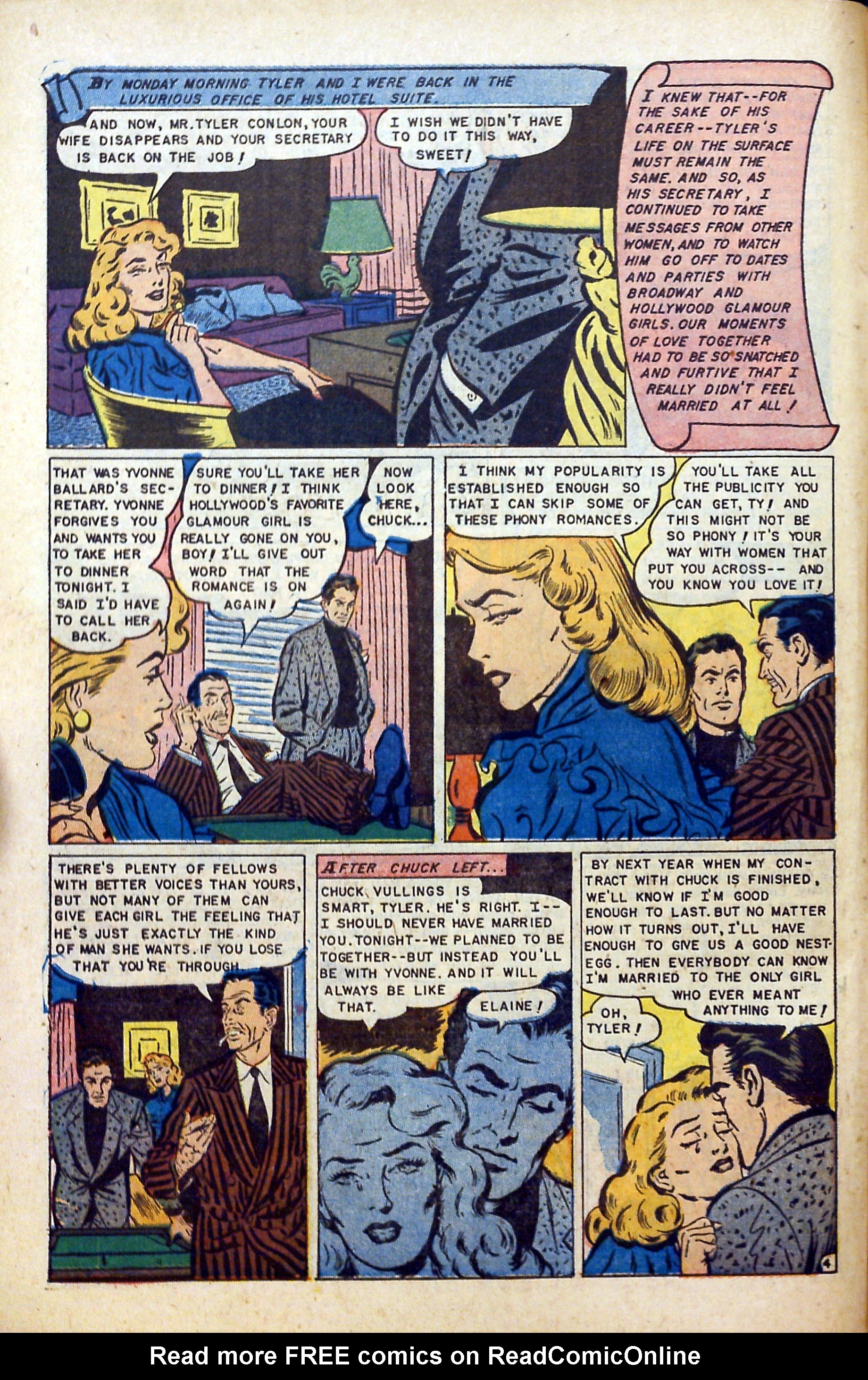 Read online Glamorous Romances comic -  Issue #68 - 6