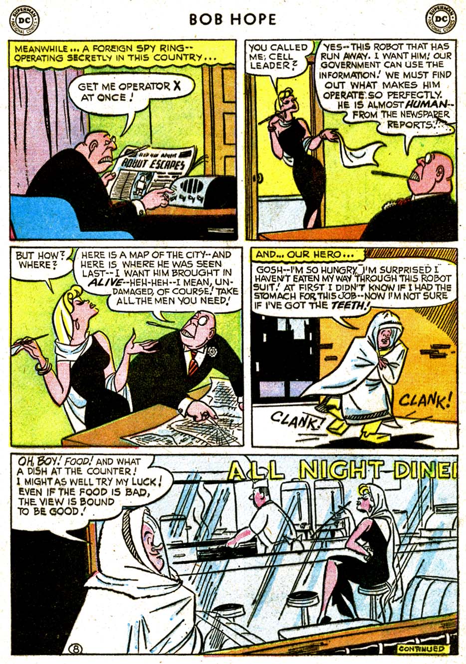 Read online The Adventures of Bob Hope comic -  Issue #50 - 10