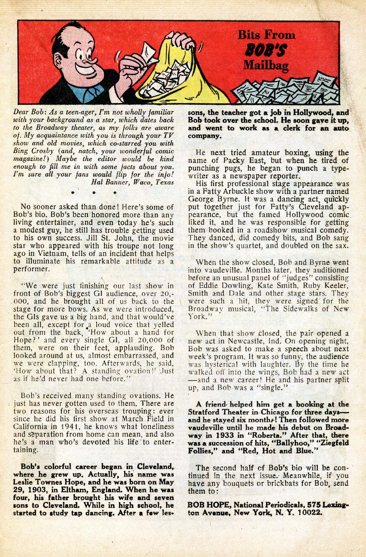Read online The Adventures of Bob Hope comic -  Issue #98 - 33
