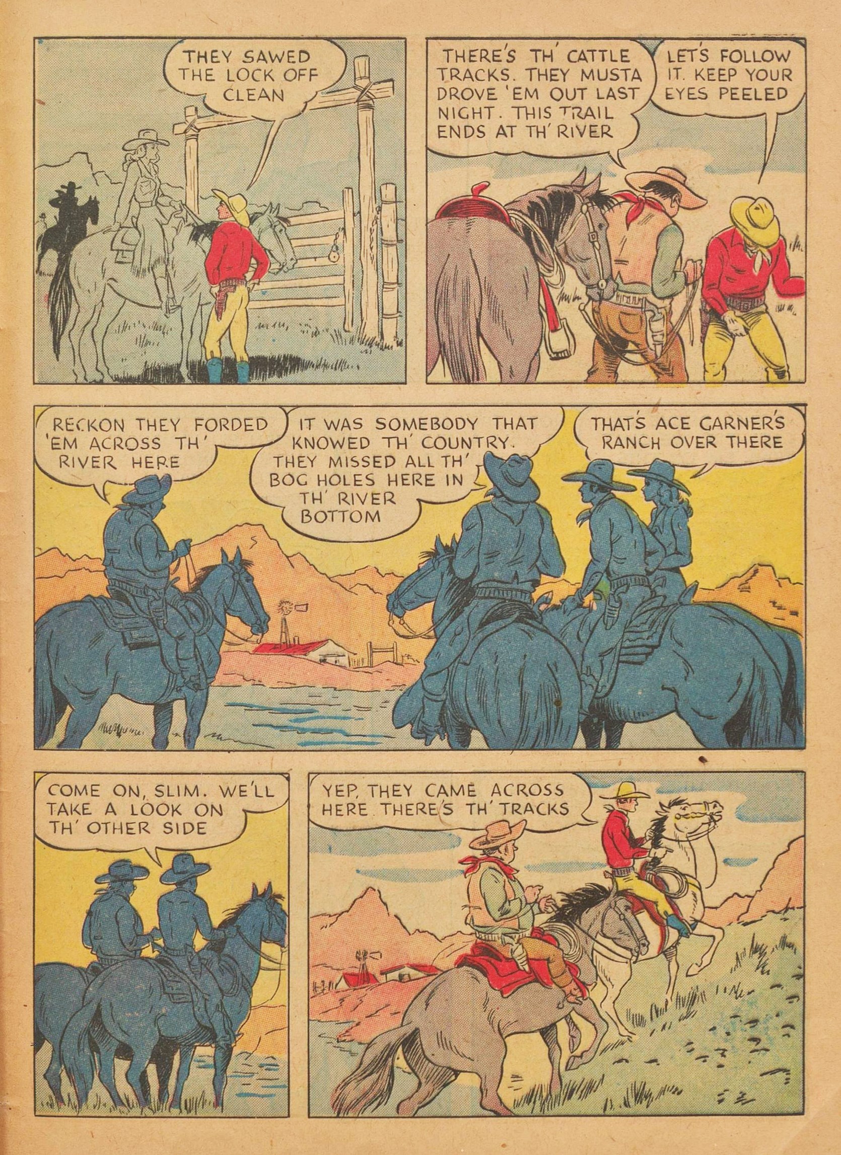 Read online Gene Autry Comics comic -  Issue #3 - 57