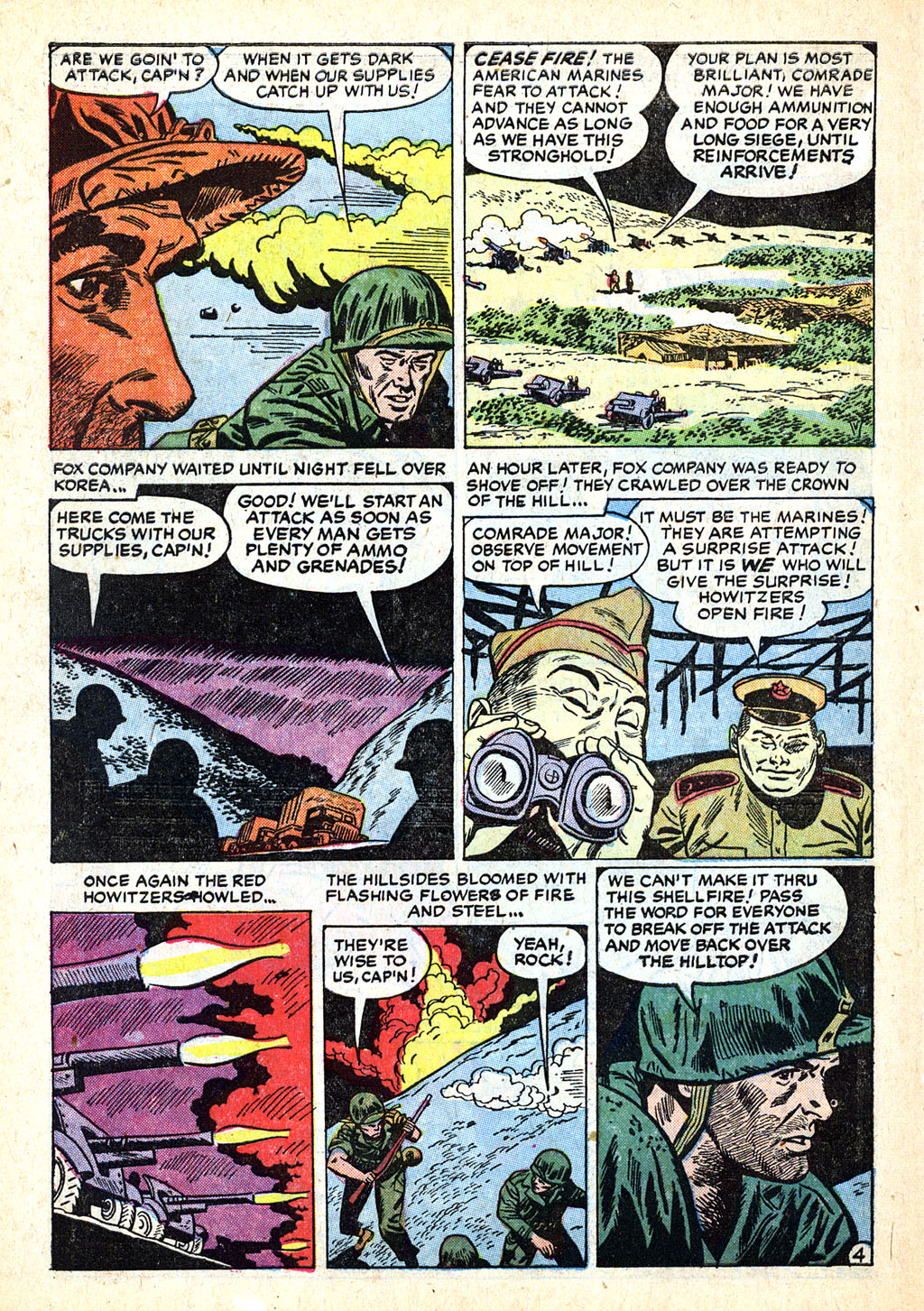 Read online Marines in Action comic -  Issue #6 - 6