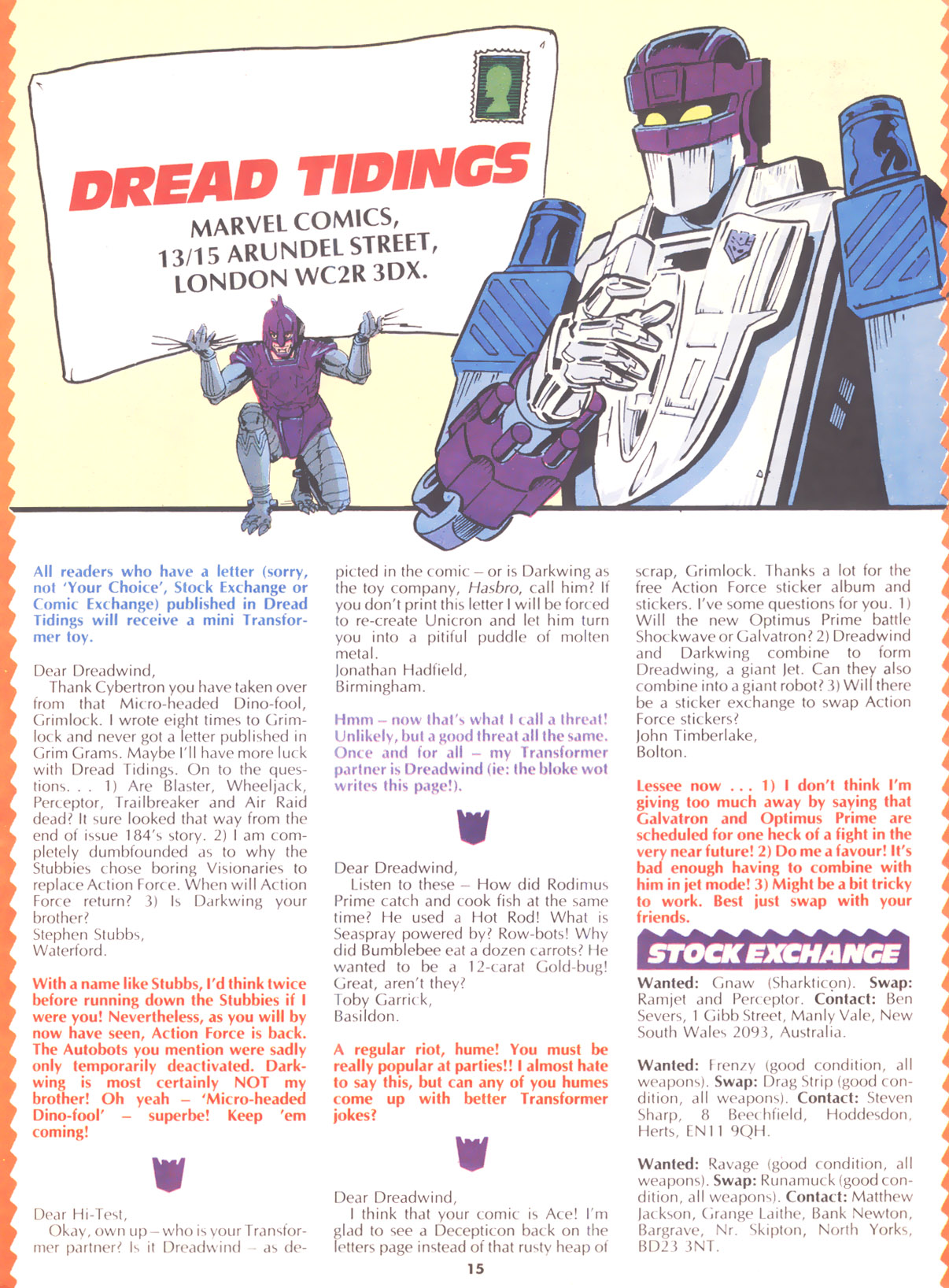 Read online The Transformers (UK) comic -  Issue #193 - 14