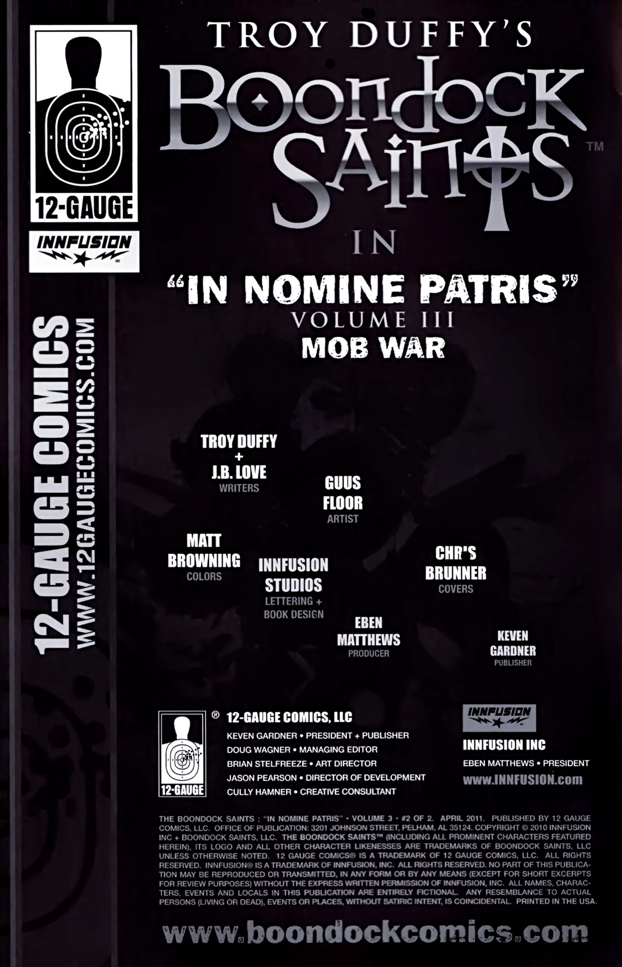 Read online The Boondock Saints: ''In Nomine Patris'' Volume 3 comic -  Issue #2 - 3