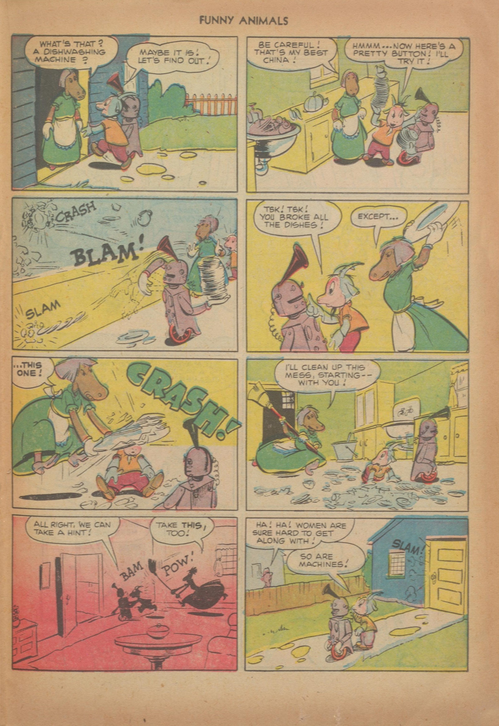 Read online Fawcett's Funny Animals comic -  Issue #71 - 19