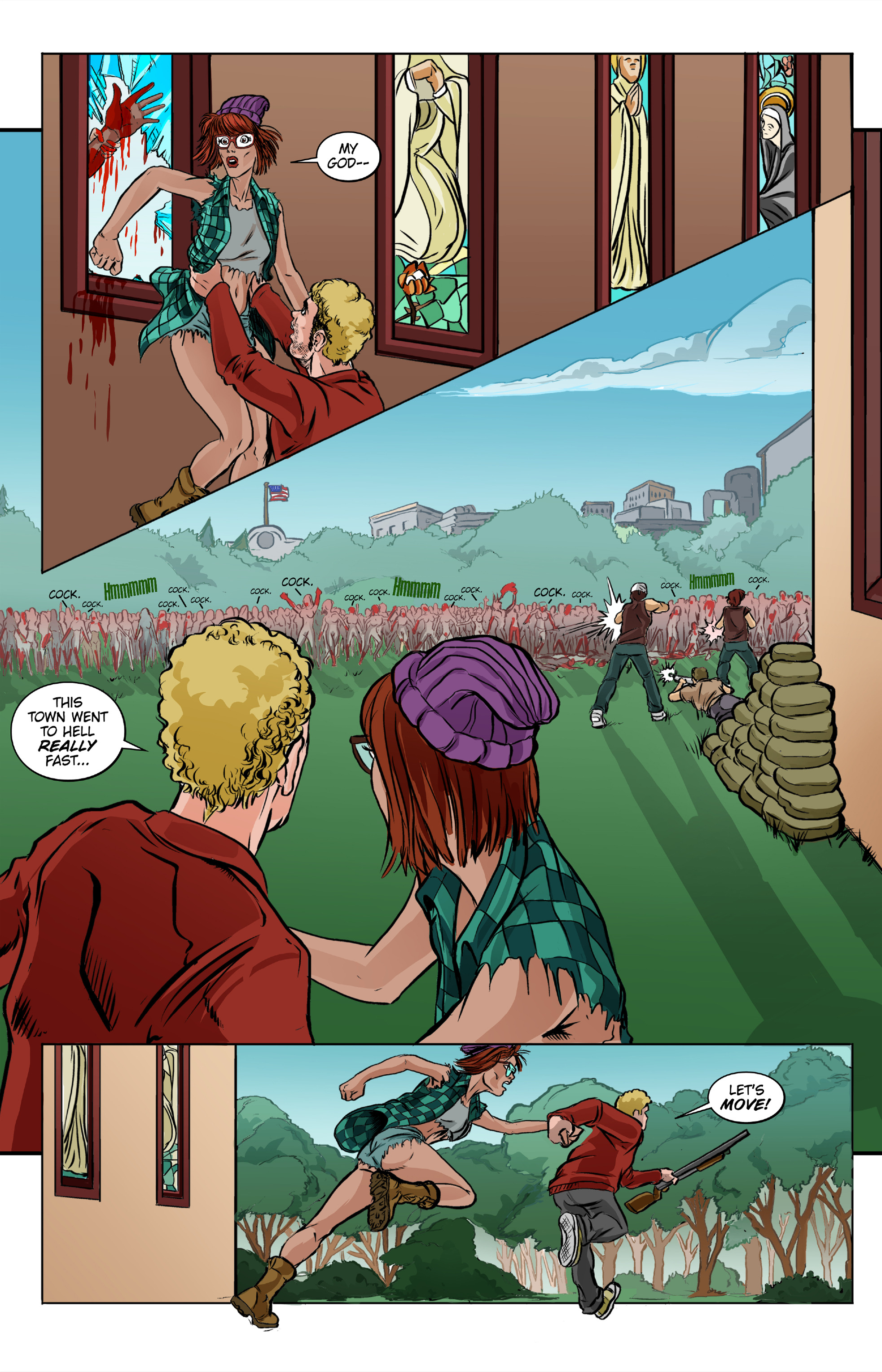 Read online Lesbian Zombies from Outer Space comic -  Issue #3 - 20