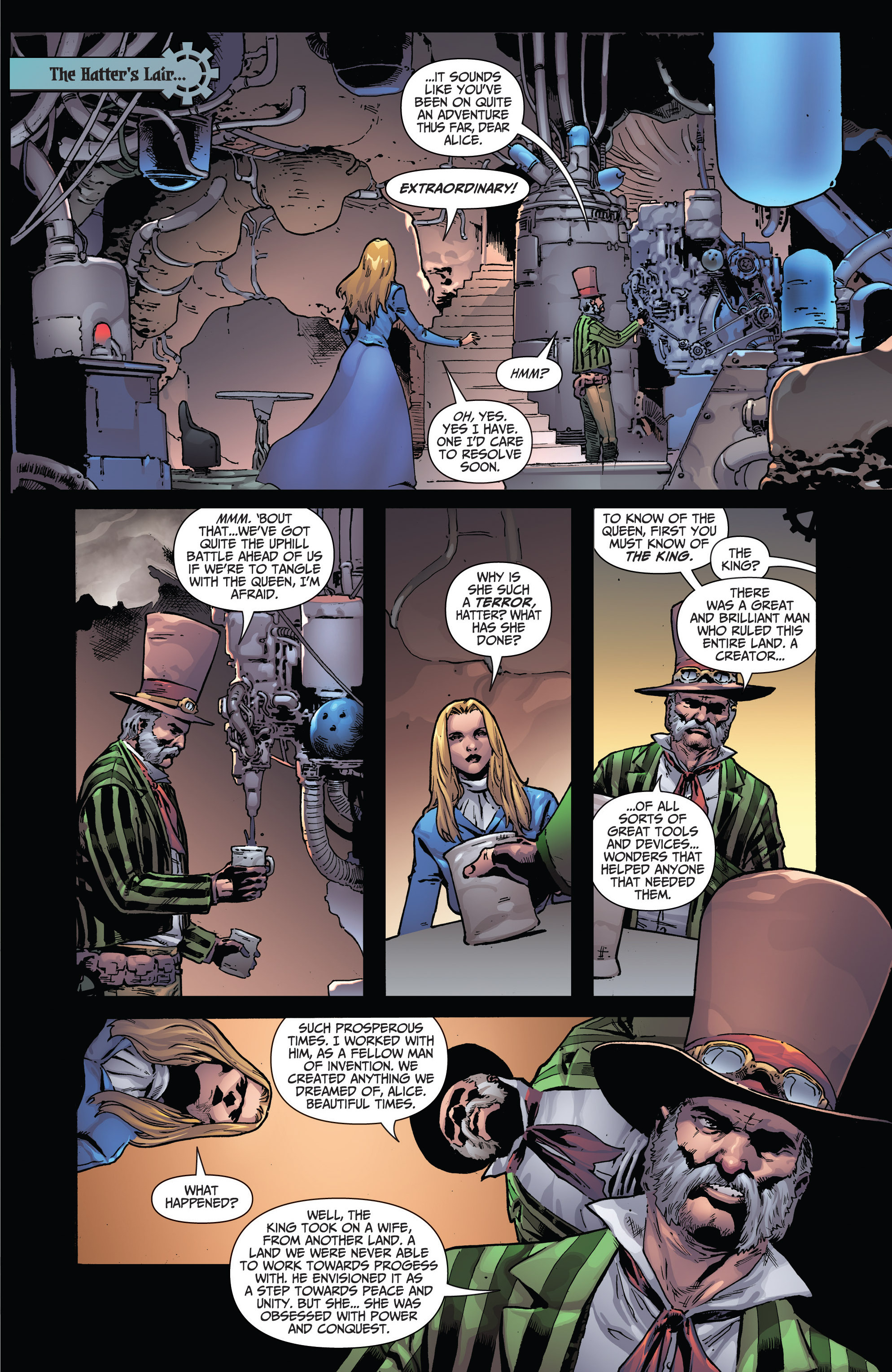 Read online Steampunk: Alice in Wonderland comic -  Issue # Full - 19