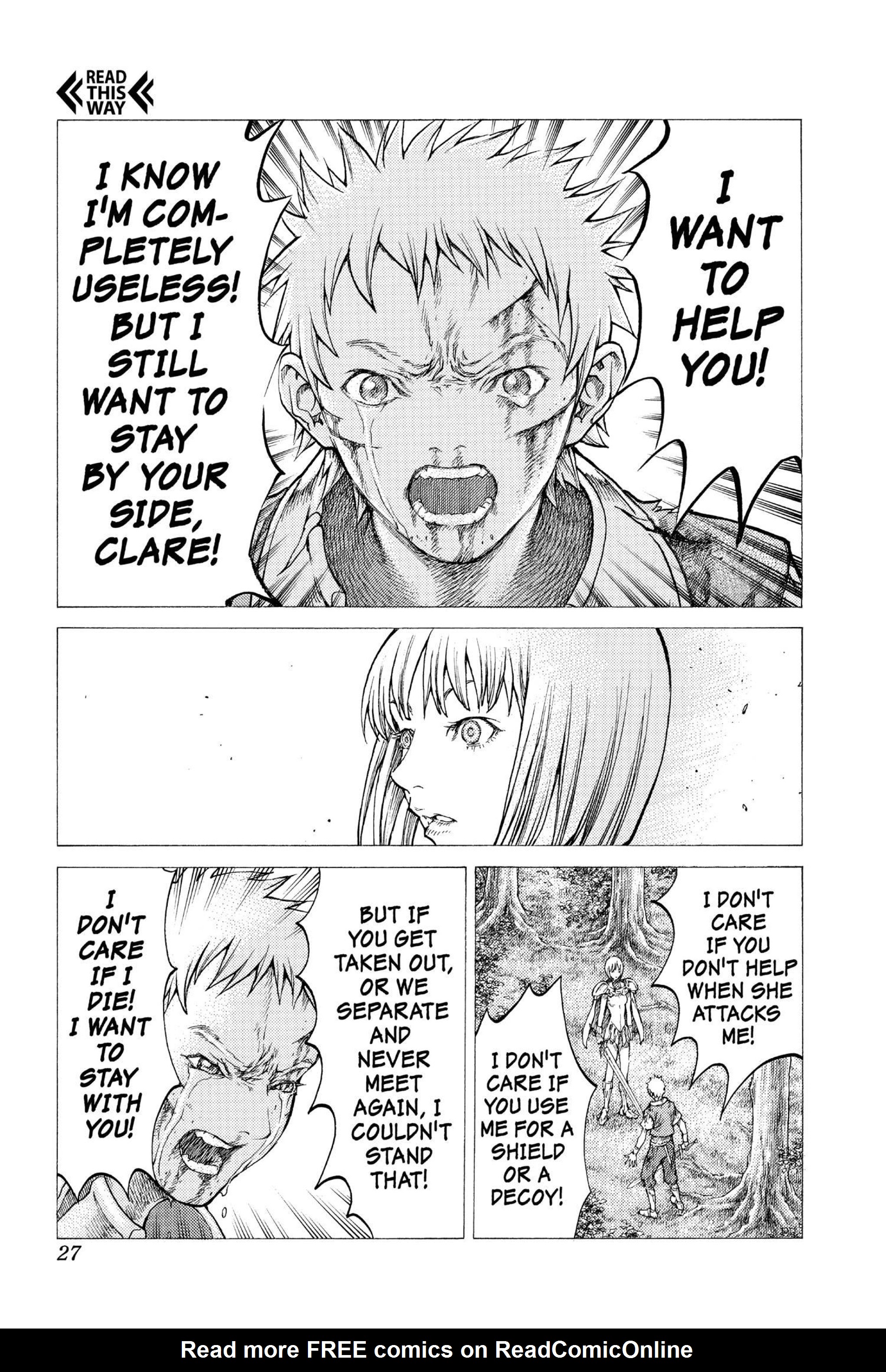 Read online Claymore comic -  Issue #7 - 25