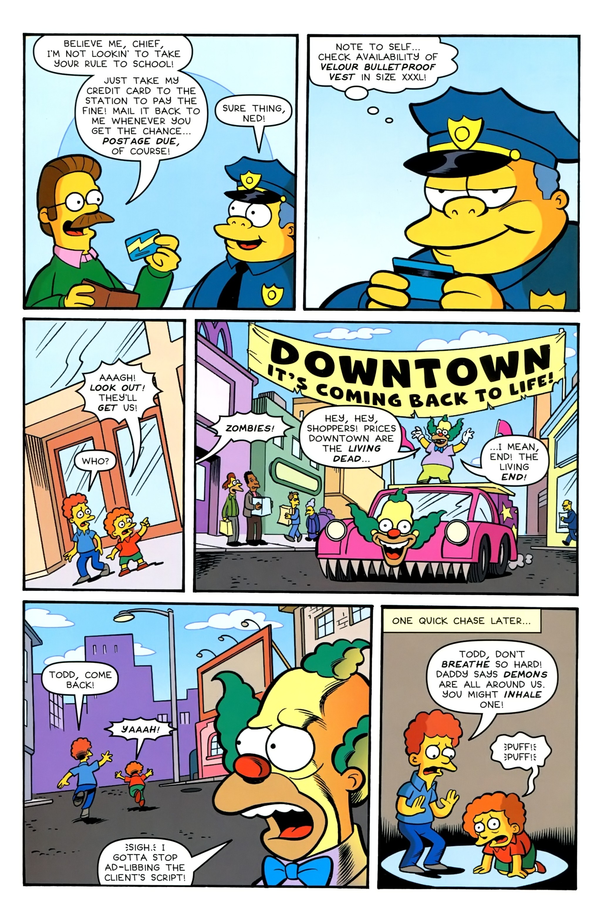 Read online Bongo Comics Free-For-All! comic -  Issue #2017 - 22