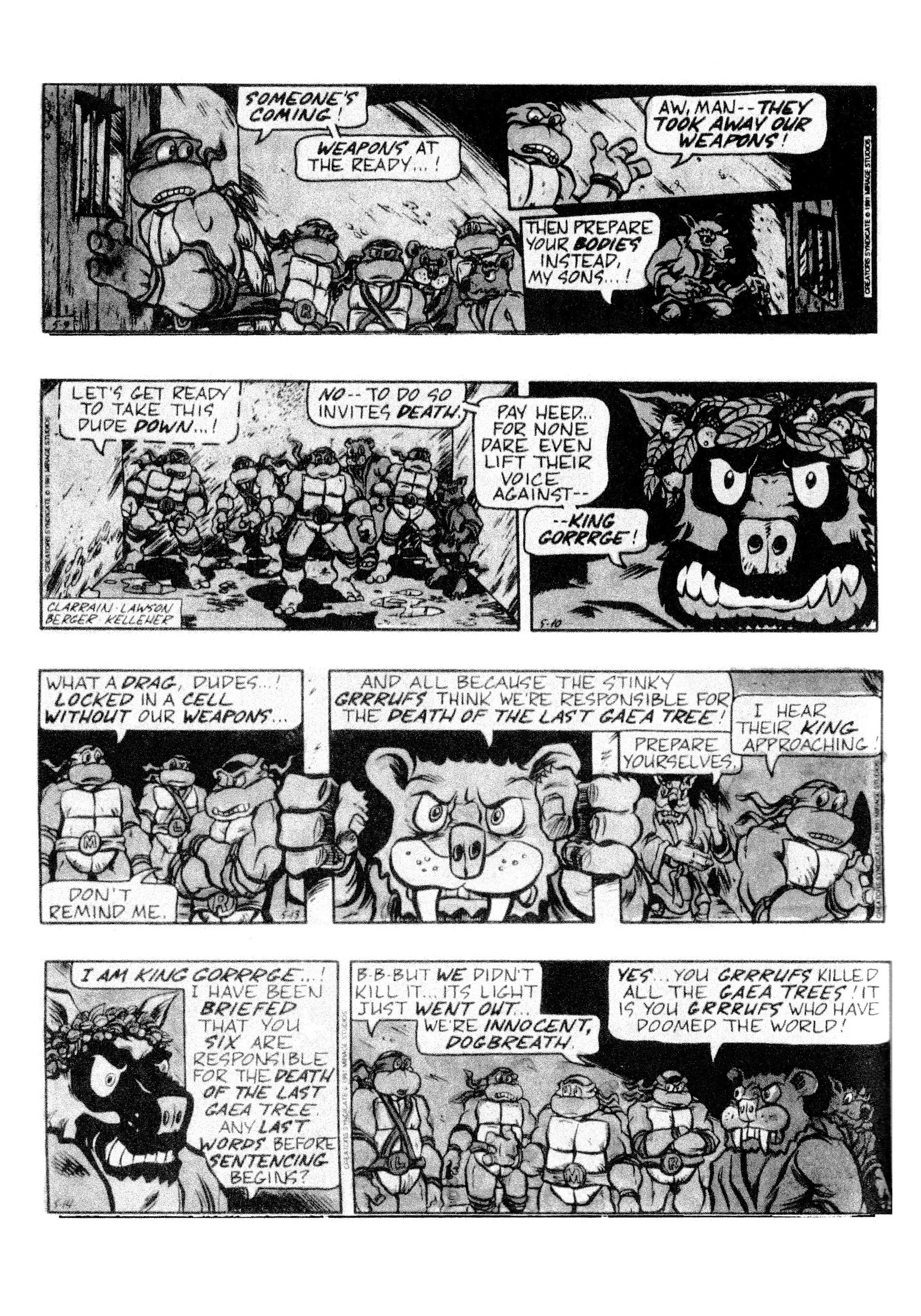 Read online Teenage Mutant Ninja Turtles: Complete Newspaper Daily Comic Strip Collection comic -  Issue # TPB 2 (Part 1) - 40