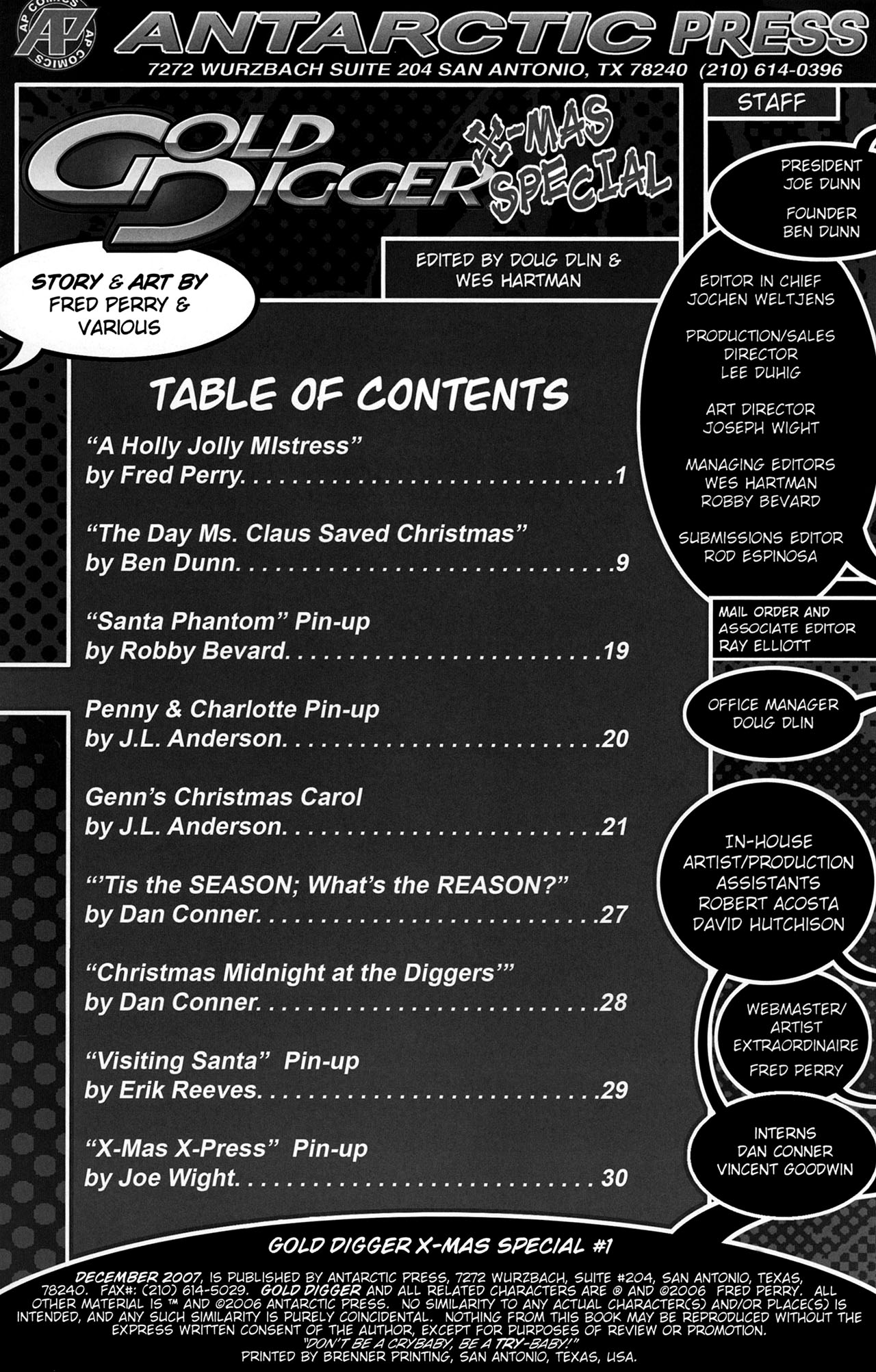 Read online Gold Digger X-Mas Special comic -  Issue #1 - 2