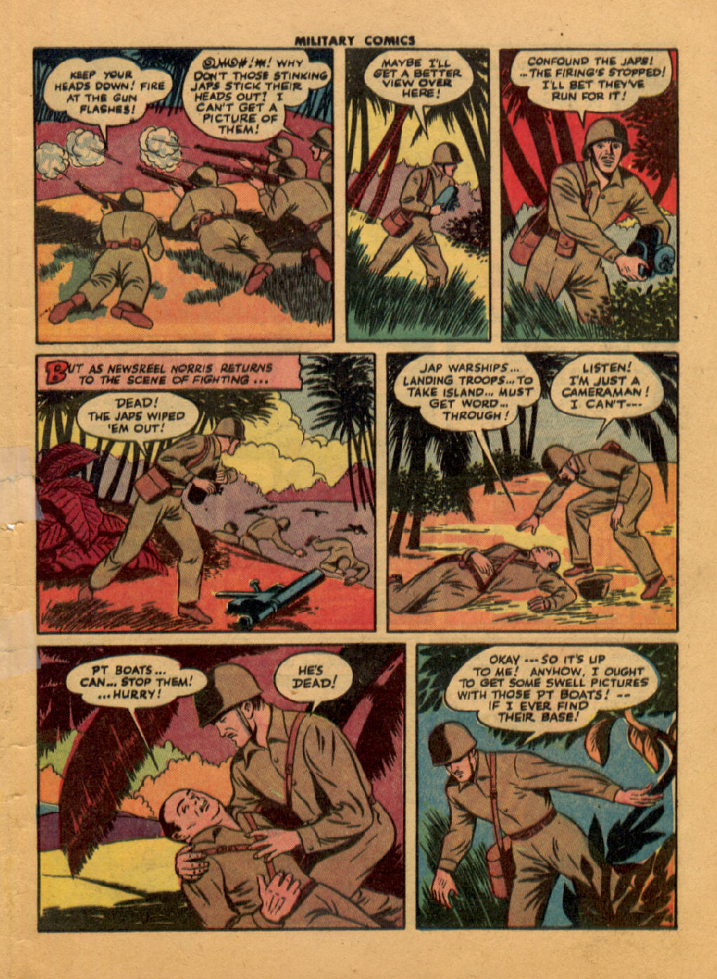 Read online Military Comics comic -  Issue #30 - 44