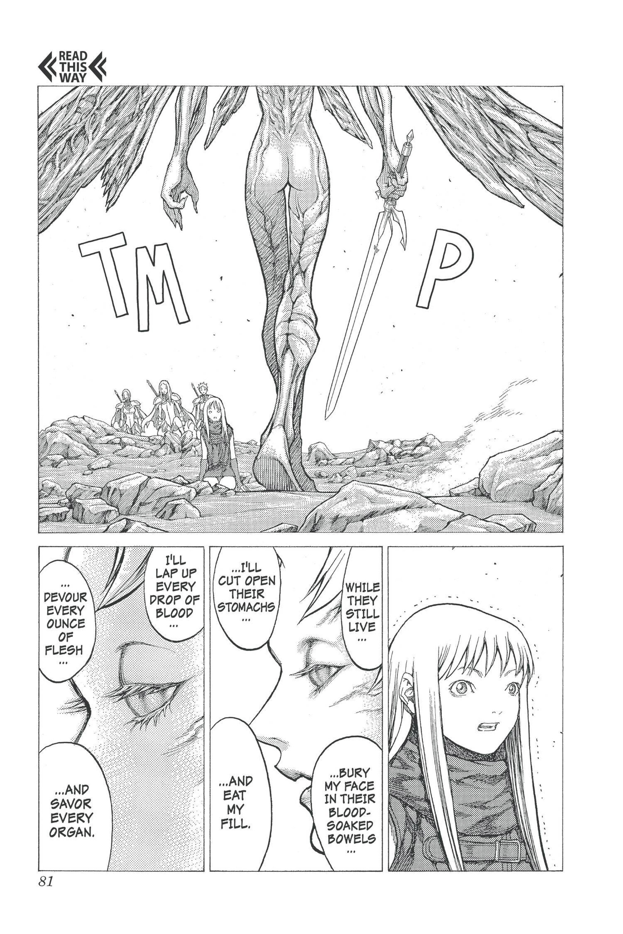 Read online Claymore comic -  Issue #5 - 72