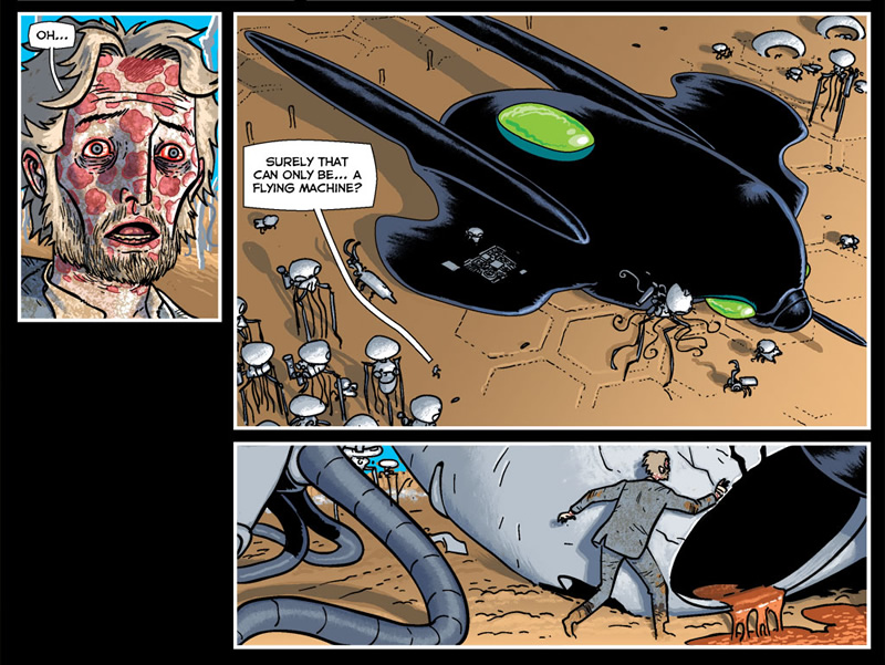 Read online H. G. Wells' The War of the Worlds comic -  Issue # TPB - 113