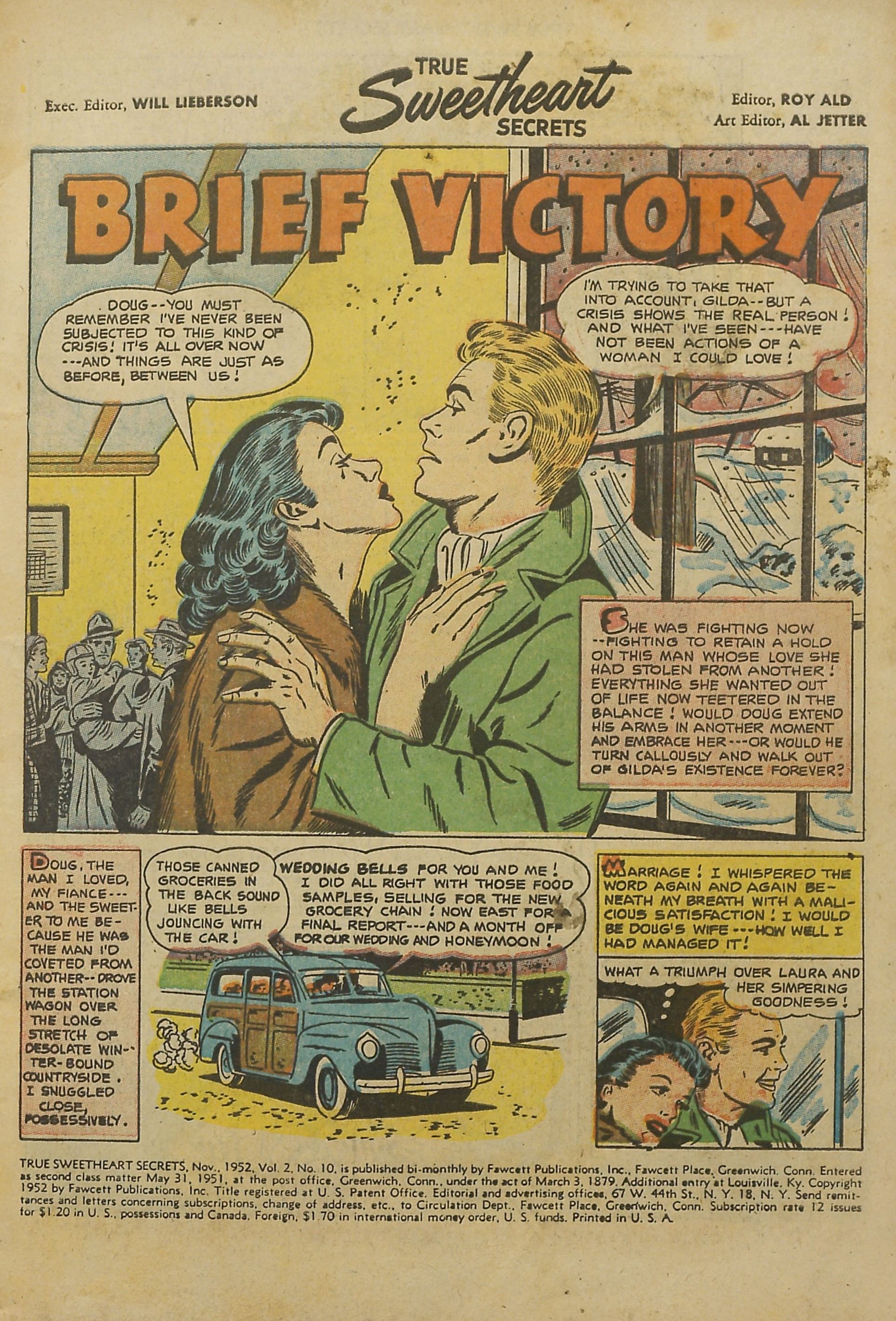 Read online True Sweetheart Secrets comic -  Issue #10 - 3