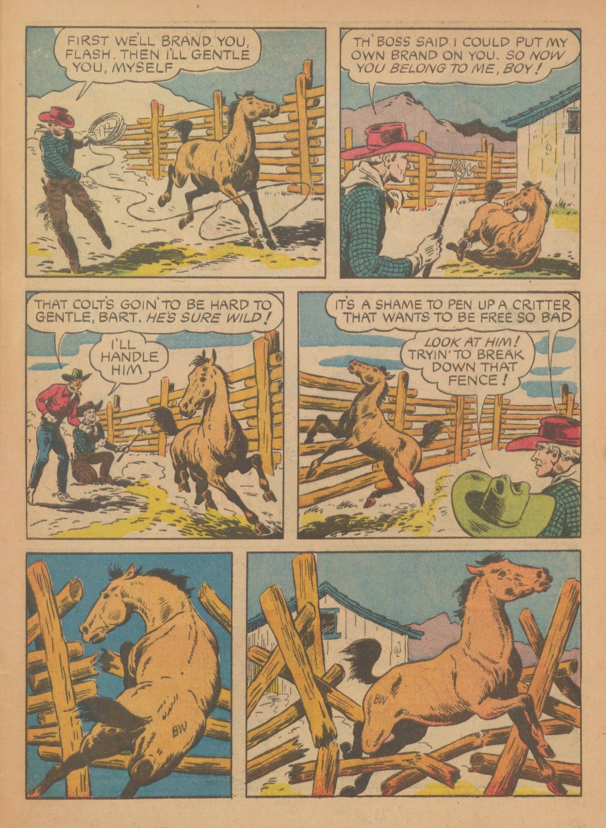 Read online Gene Autry Comics comic -  Issue #4 - 65