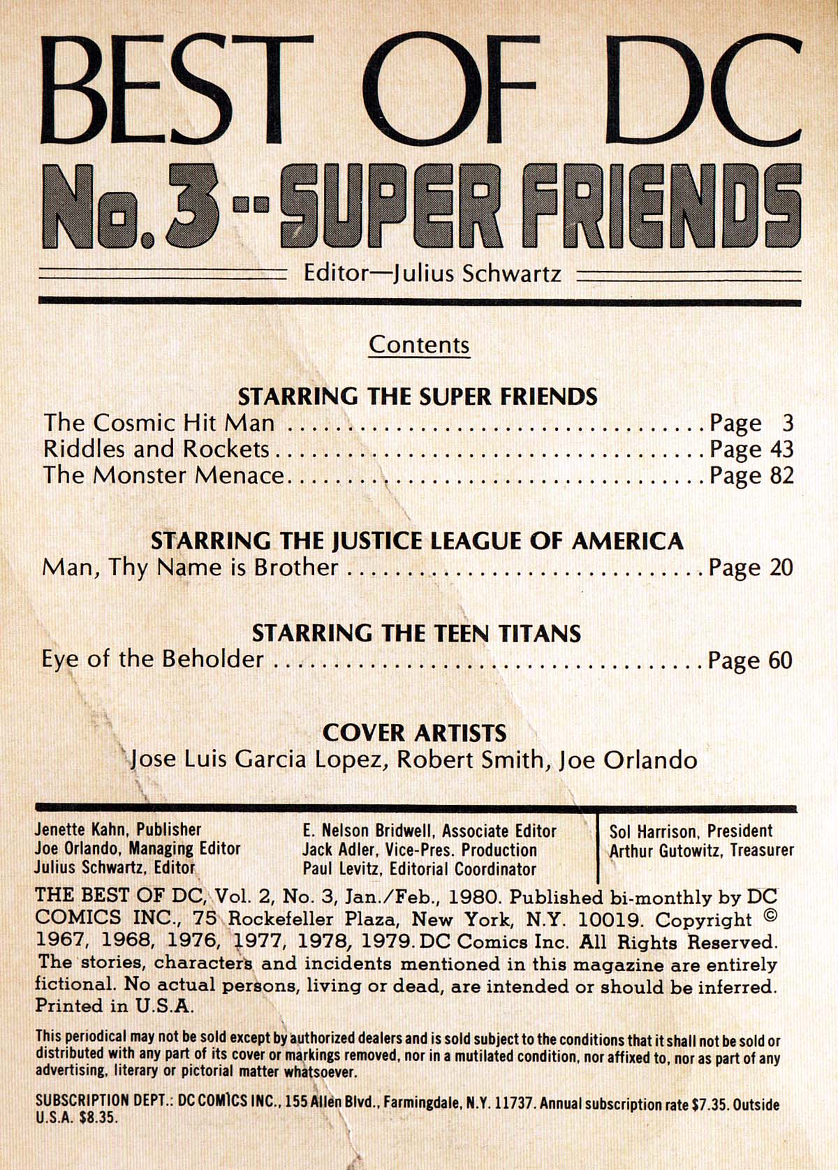 Read online The Best of DC comic -  Issue #3 - 2